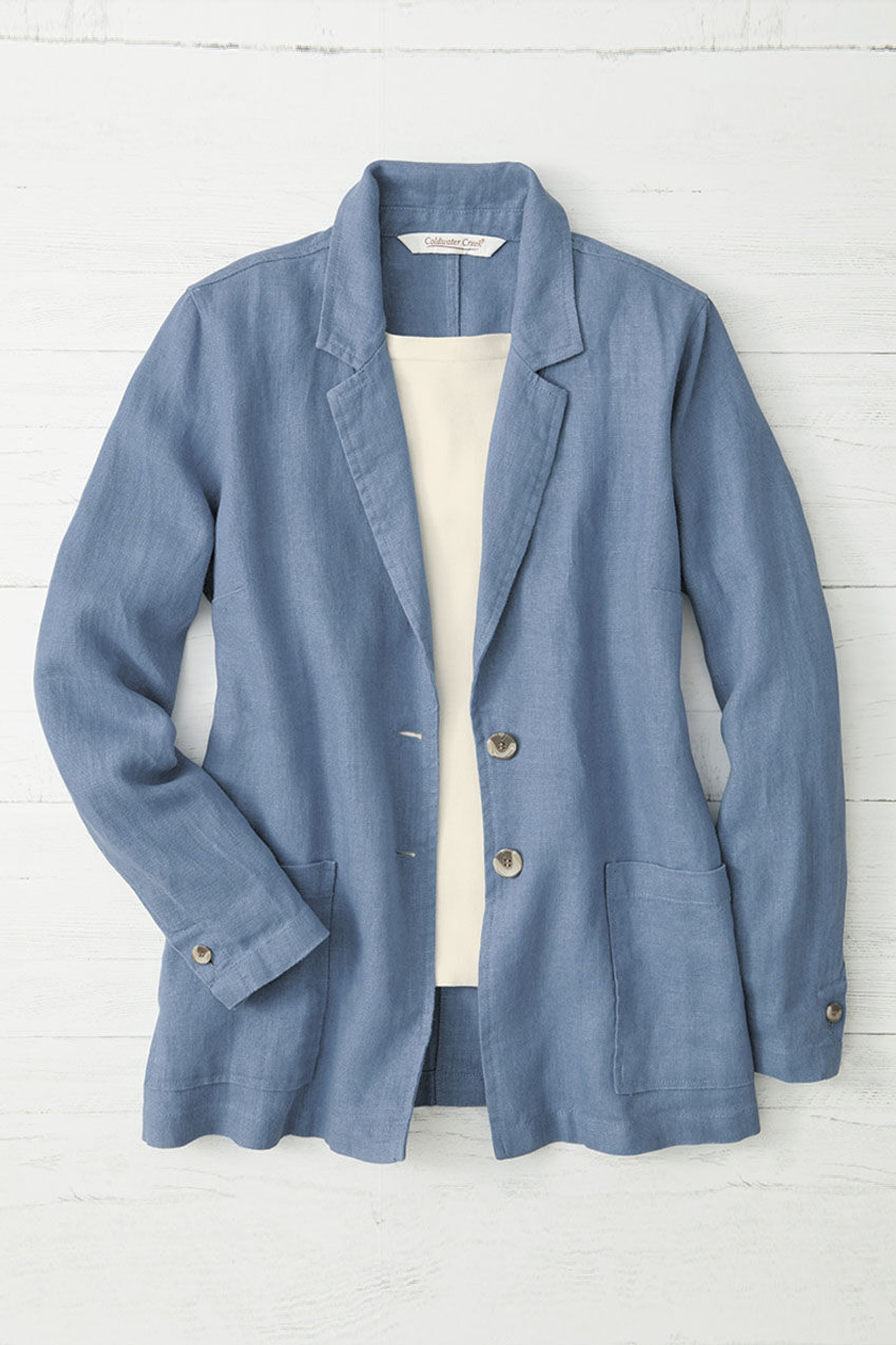 Linen Boyfriend Jacket