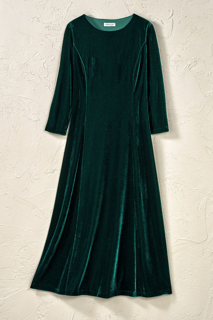 Stretch Velvet Dress