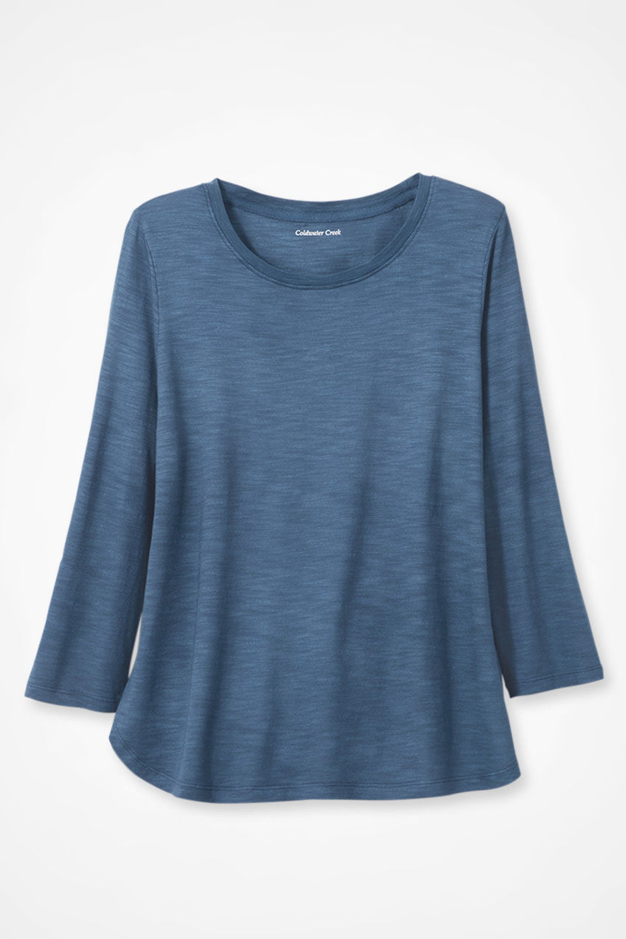 Just Right 3/4-Sleeve Slub-Knit Tee
