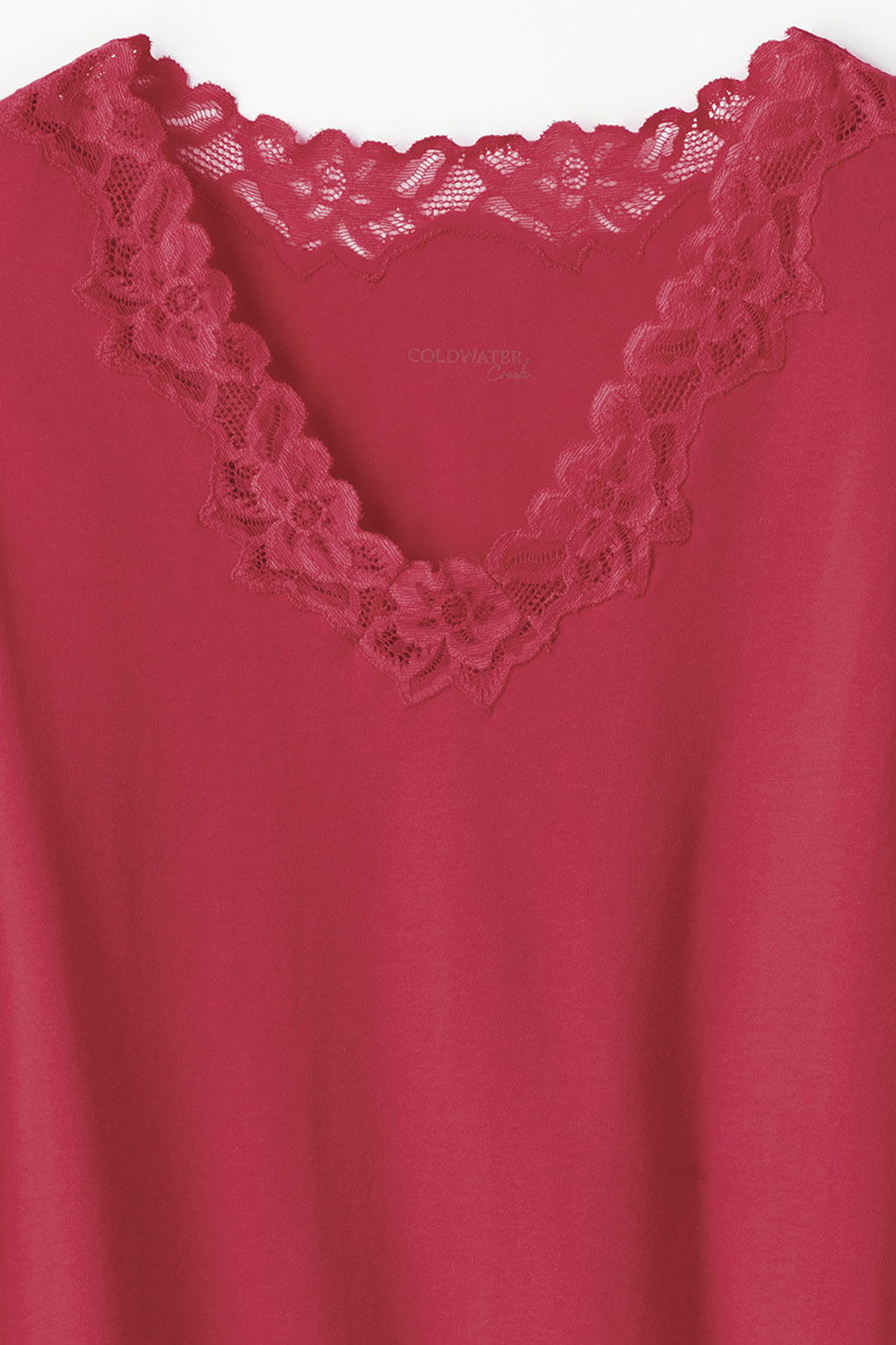 Longer Length Double Lace Tank