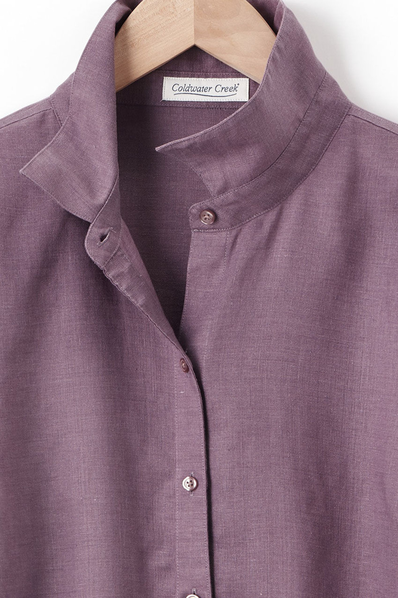 Easy-Care Linen Big Shirt