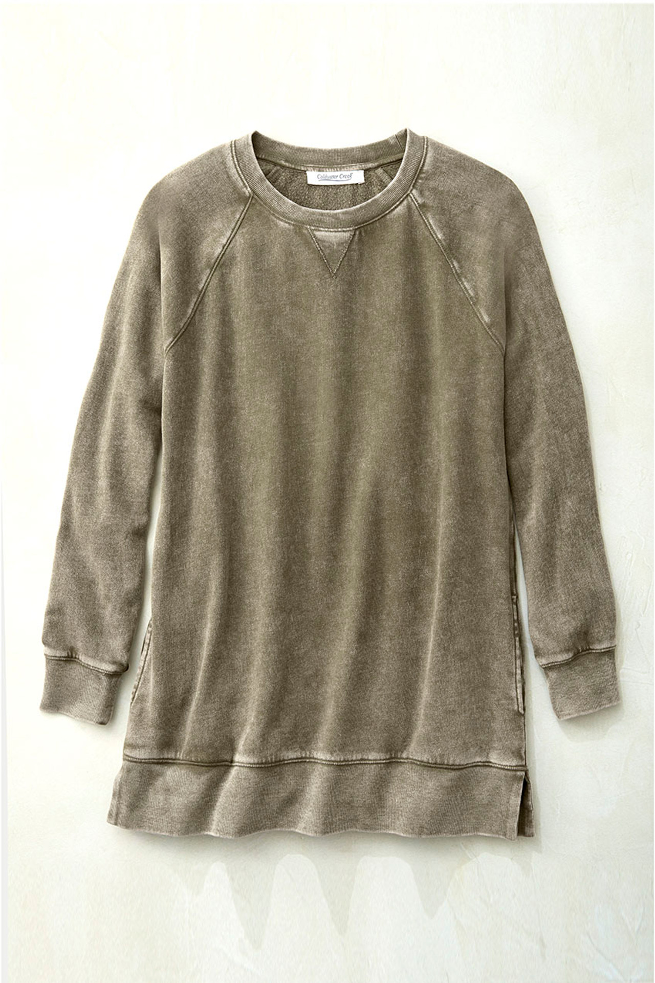 Colorwash Tunic Sweatshirt