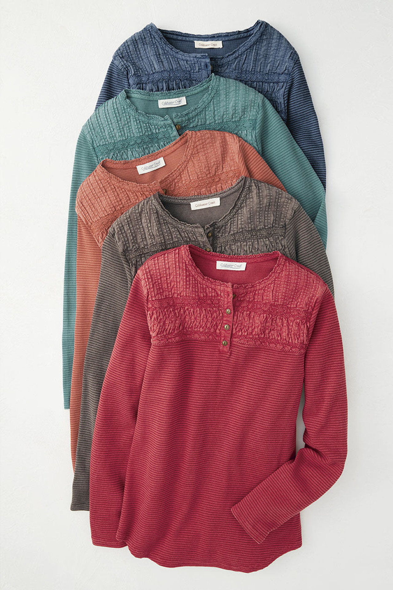 Textured Knit Henley