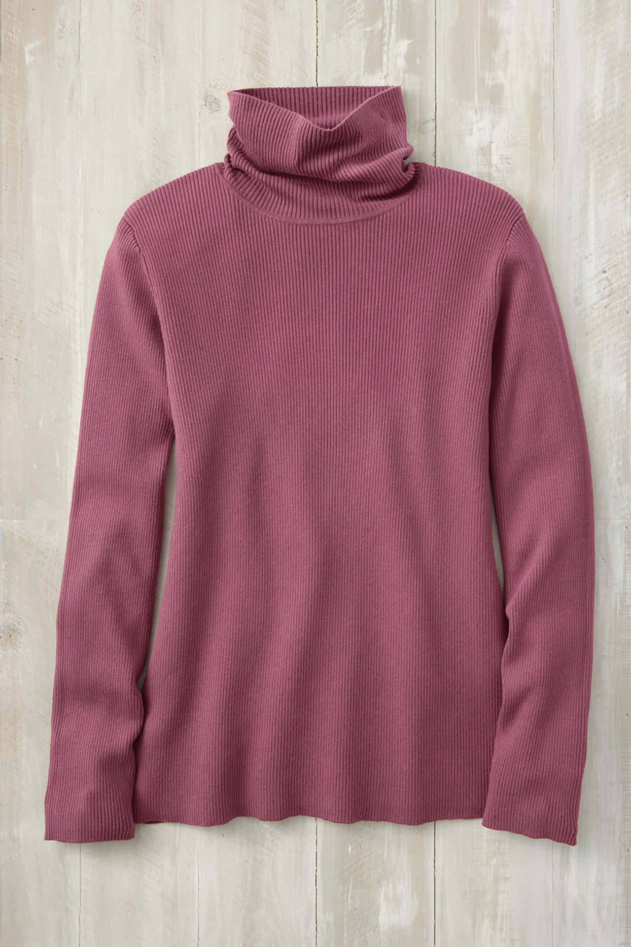 Ribbed Turtleneck Sweater