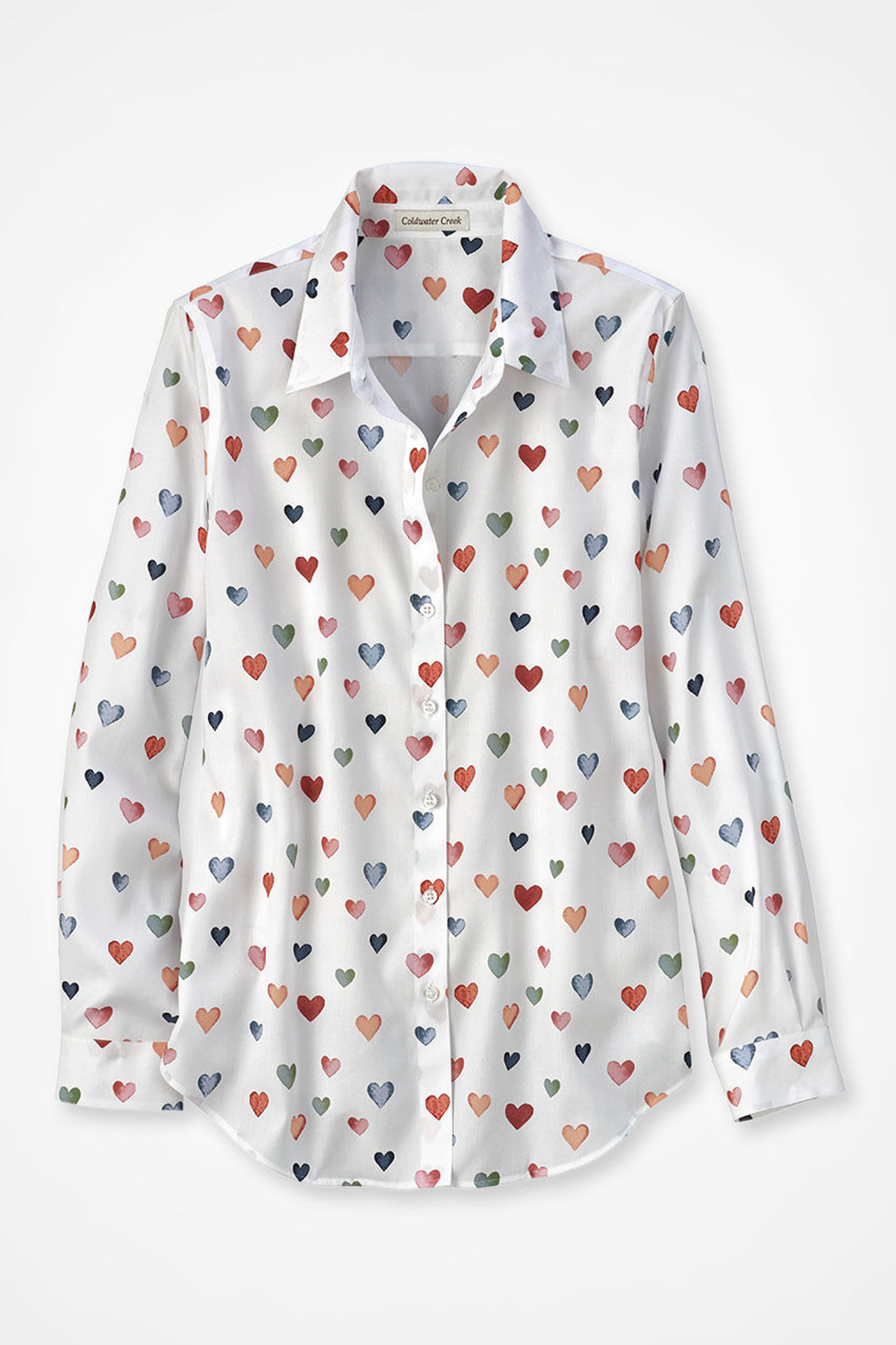 Confetti Hearts No-Iron Shirt