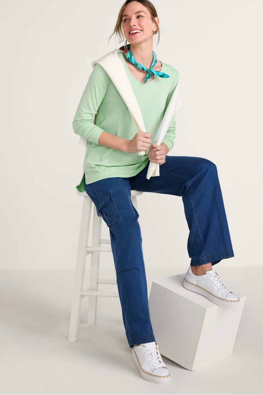 SoftEssential™ Supima® Isabel Long Sleeve Tunic