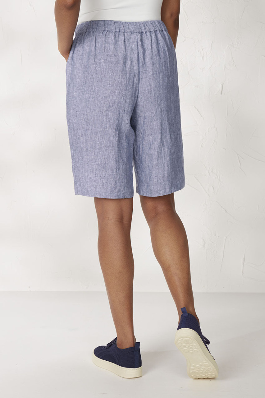 Linen Cross-Dyed Shorts