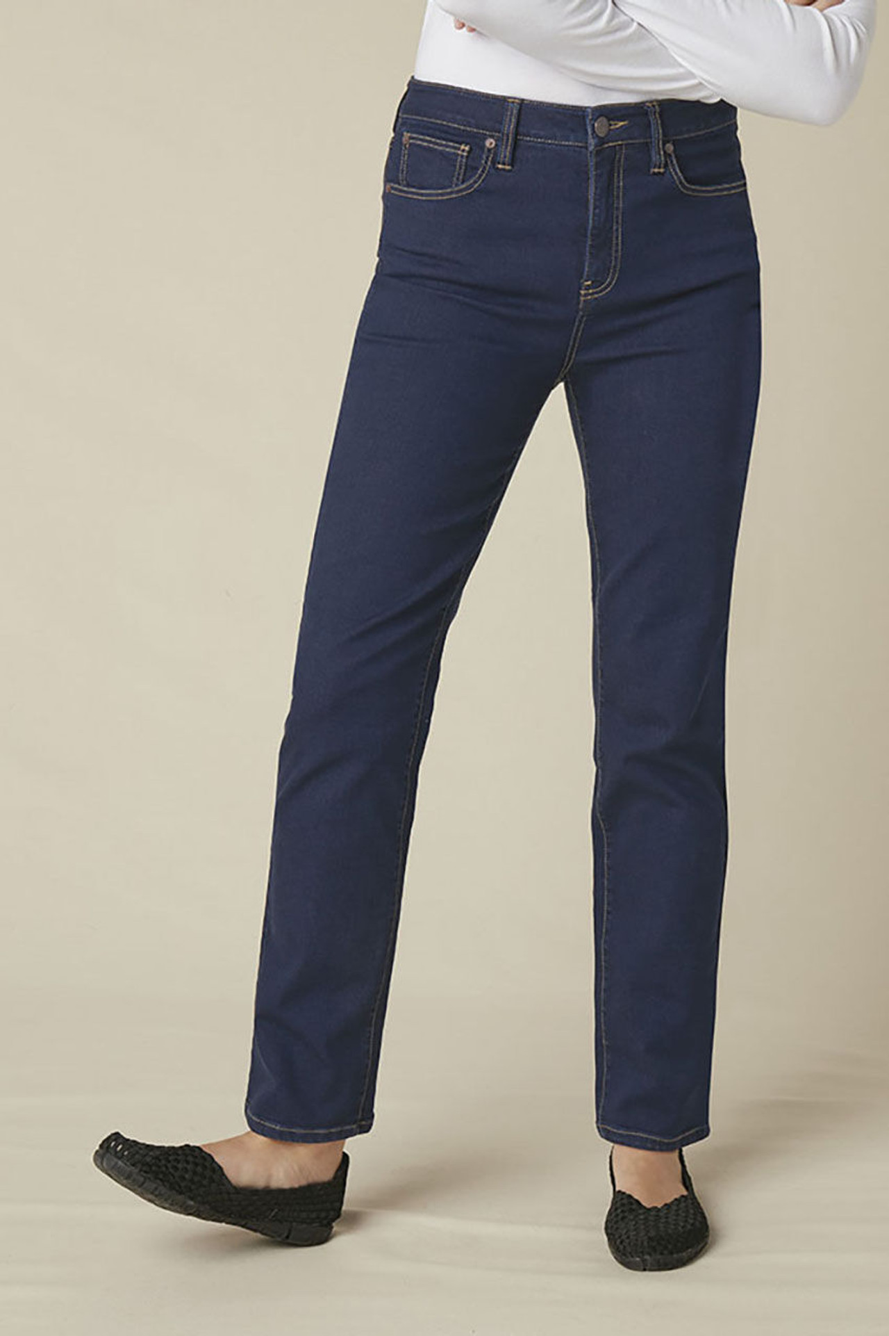 ShapeMe? High Rise Straight-Leg Jeans