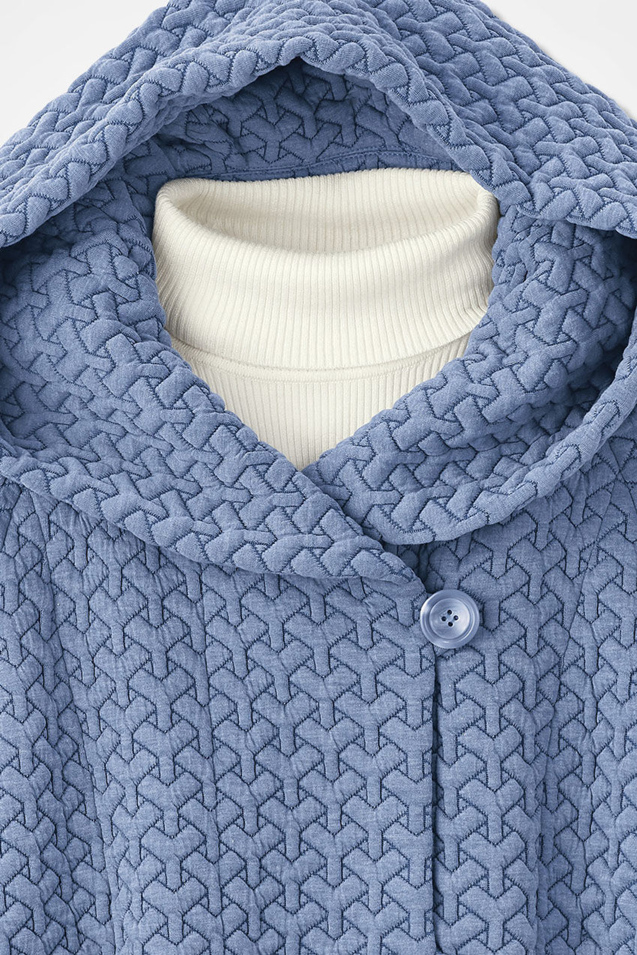 First Frost Textured Knit Coat