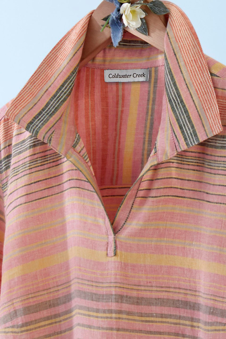Sanguine Stripes Linen Shirt