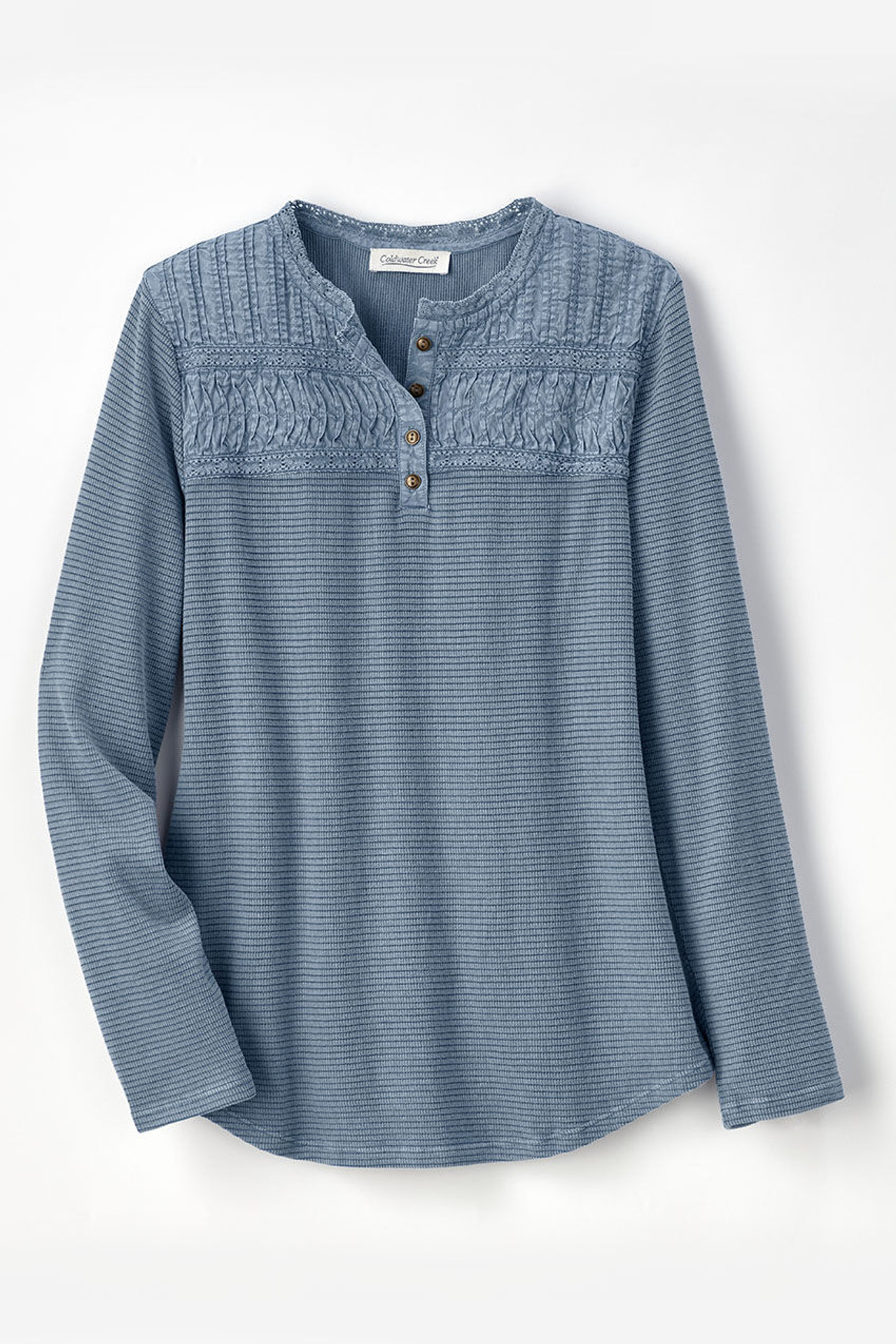 Textured Knit Henley