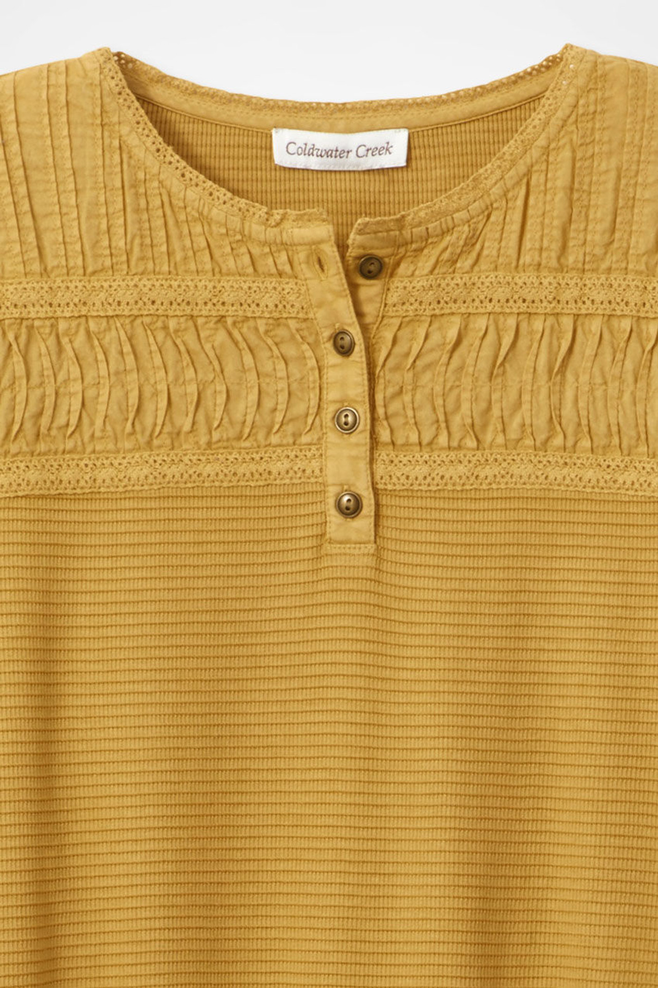 Textured Knit Henley