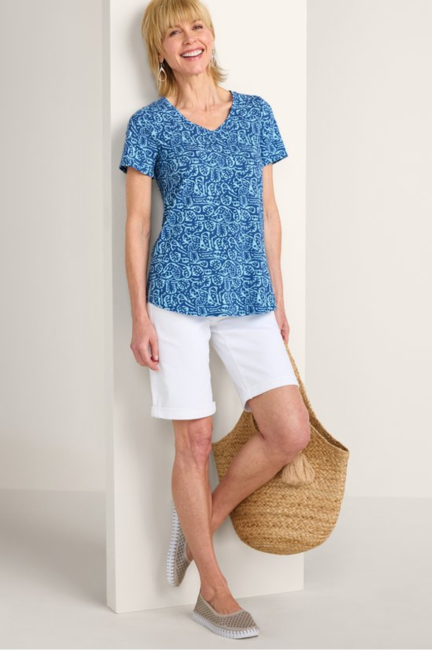SoftEssential™ Supima® Isabel Short Sleeve Tunic