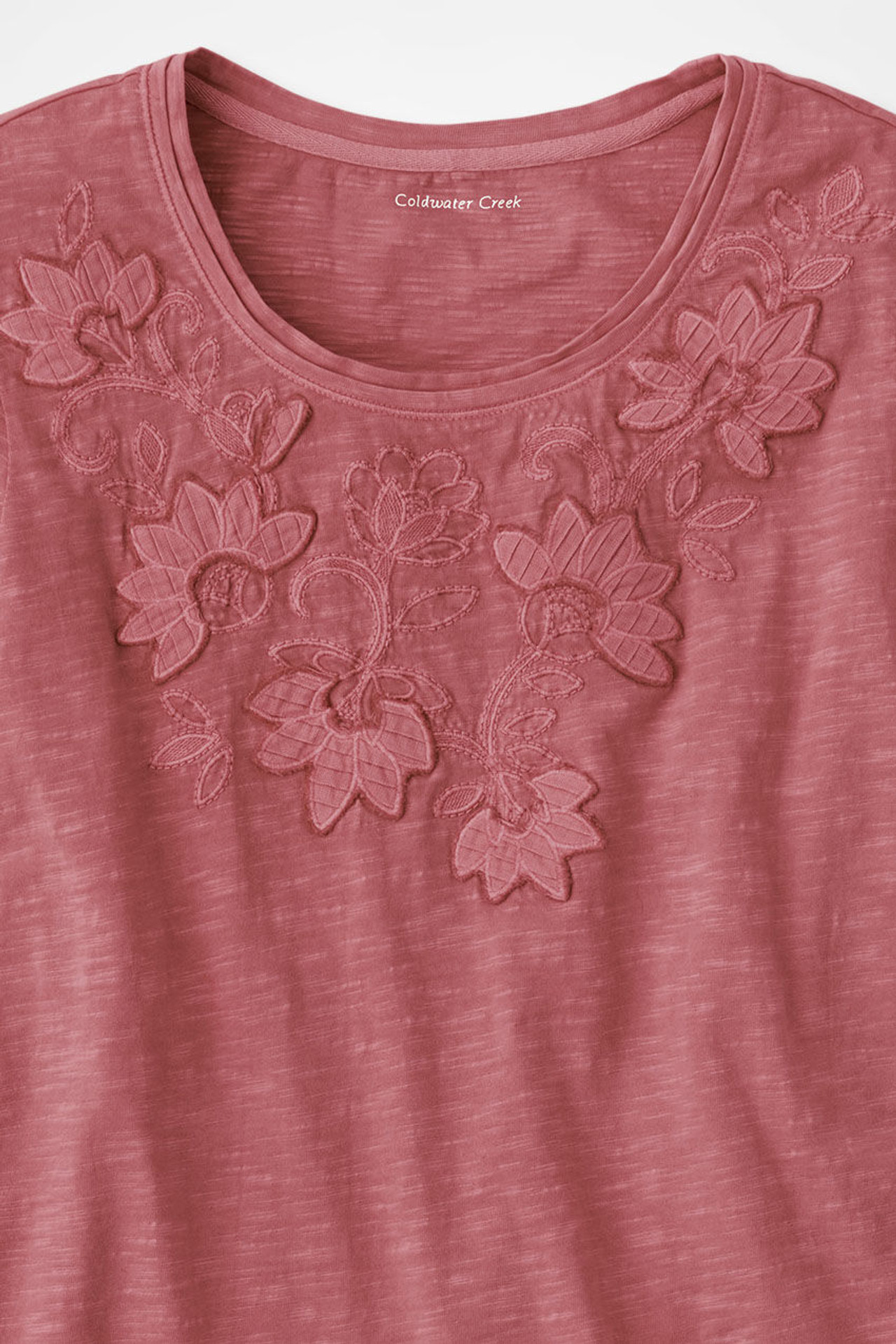 Swirling Petals Slub Tee