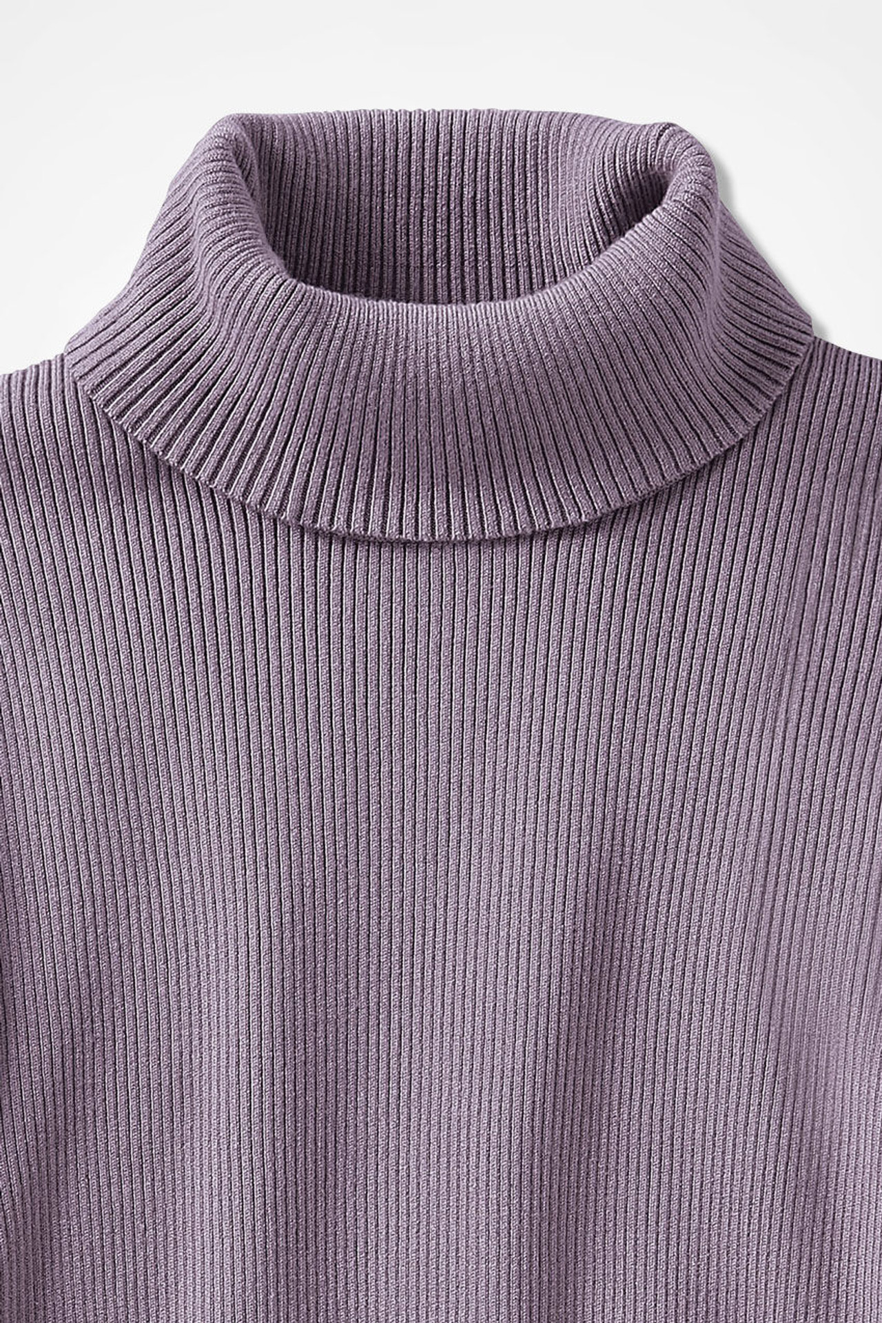 Ribbed Turtleneck Sweater