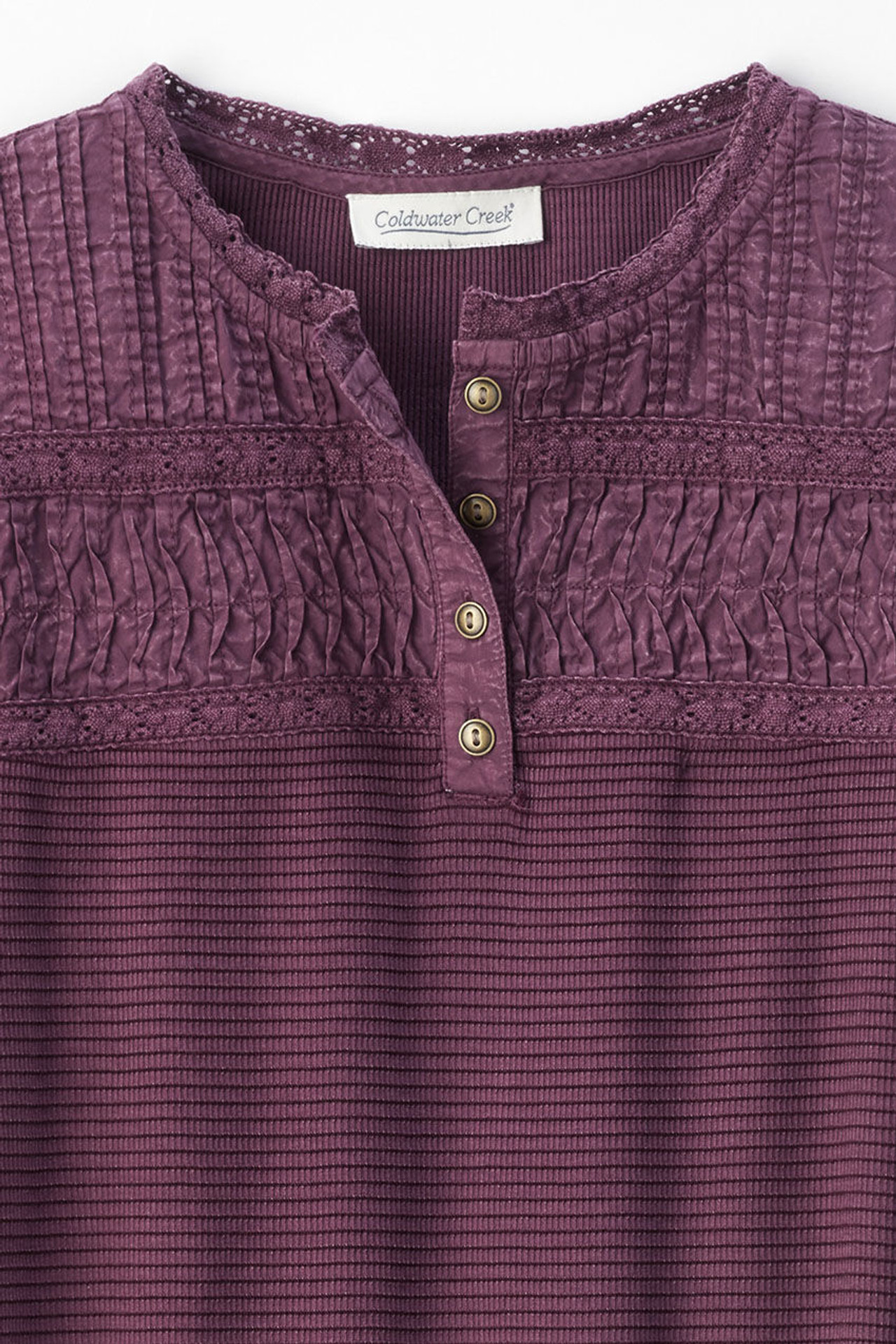Textured Knit Henley