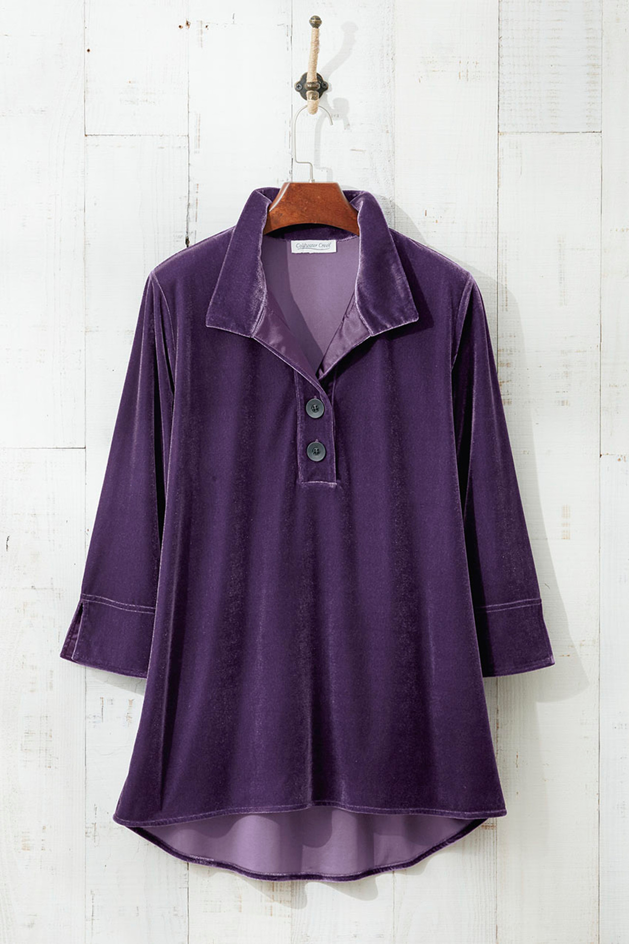 Velvet Popover Tunic