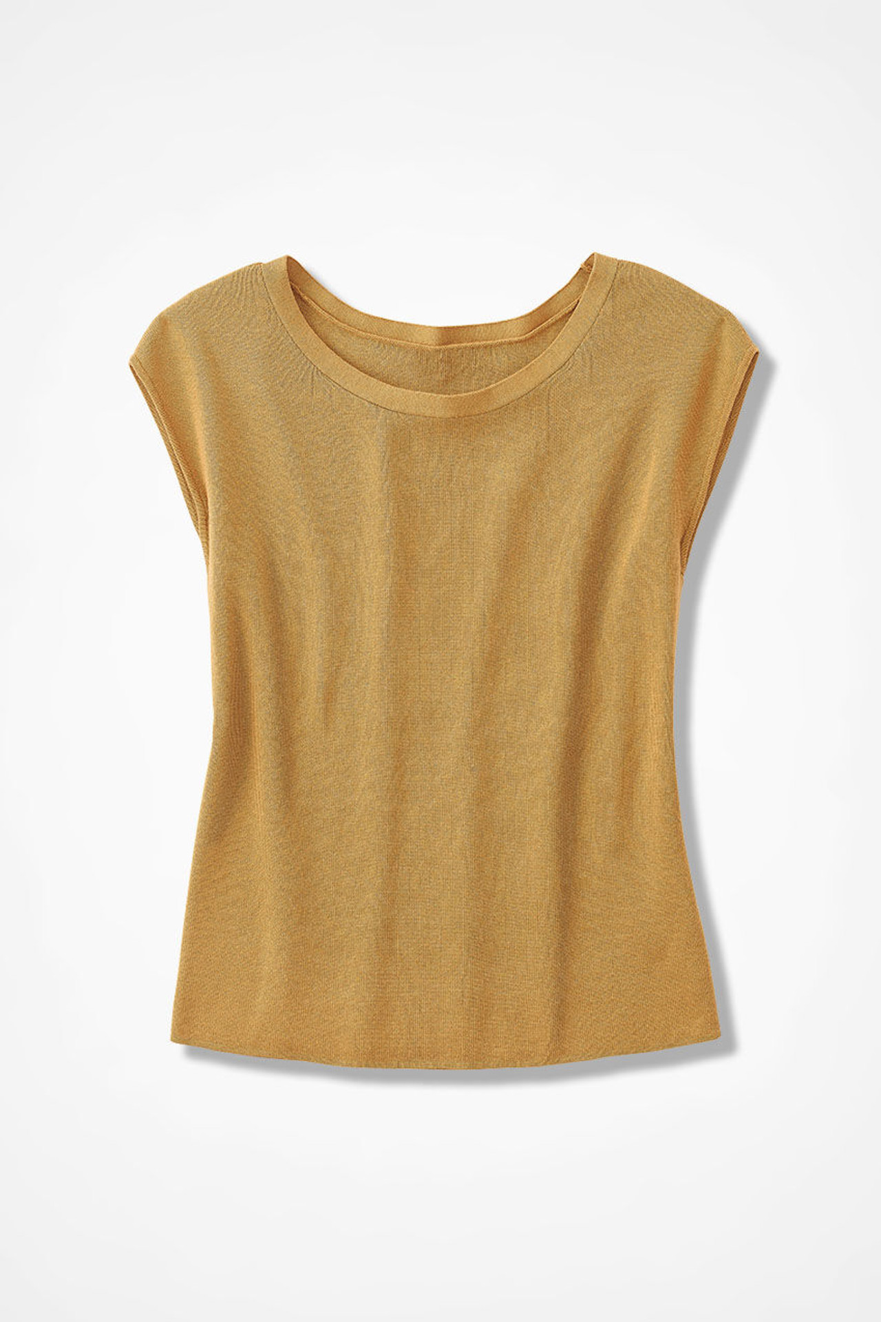 Cap Sleeve Sweater Tee
