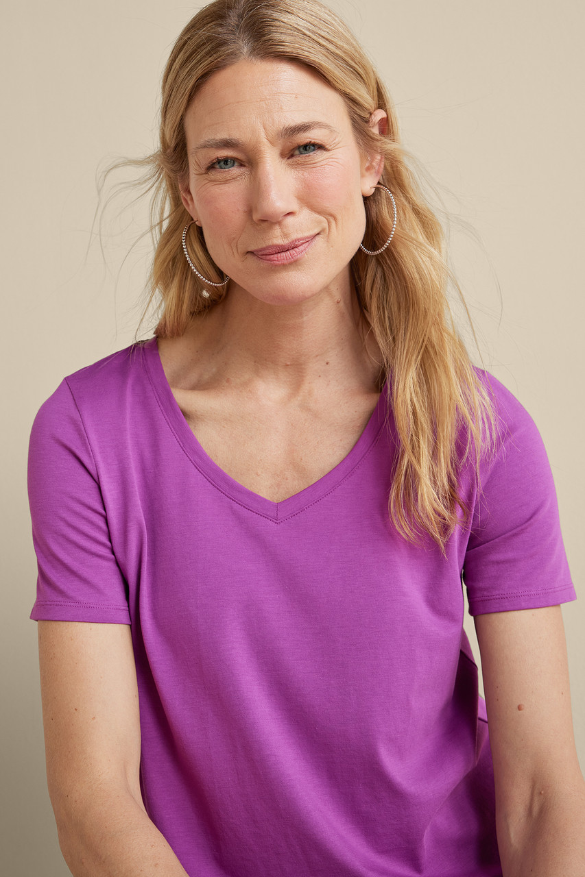 SoftEssential™ Supima® Isabel Short Sleeve Tunic