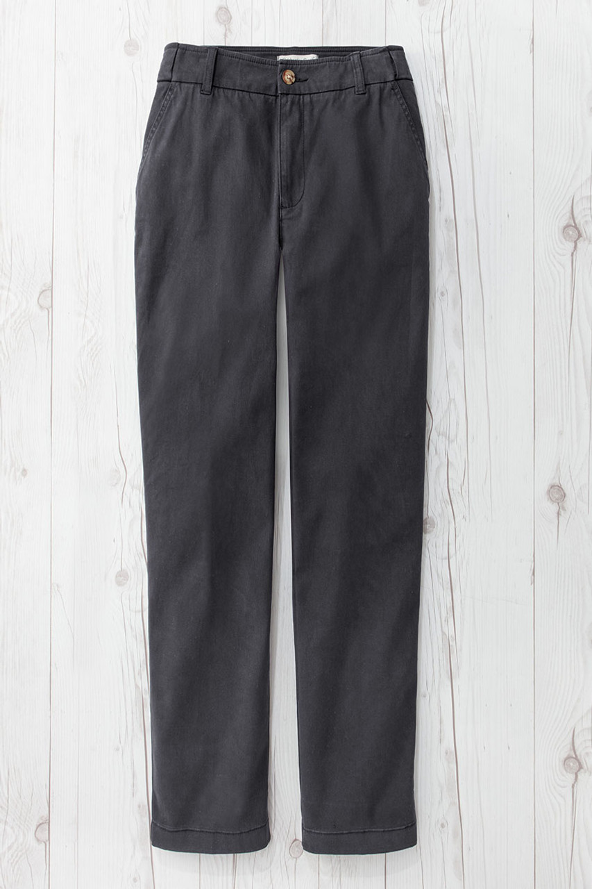 Hidden Stretch-Waist Chino Crops