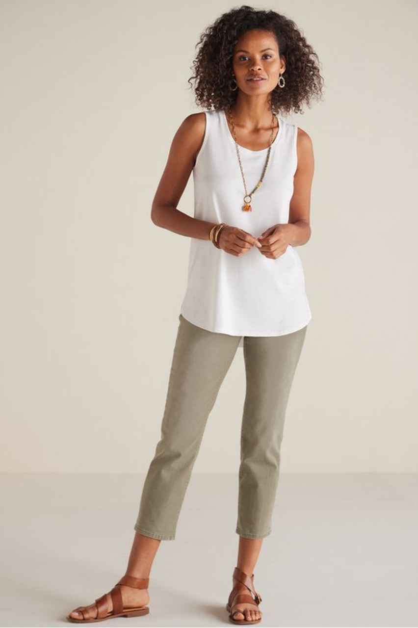 The Ultimate Denim Pull-On Crop