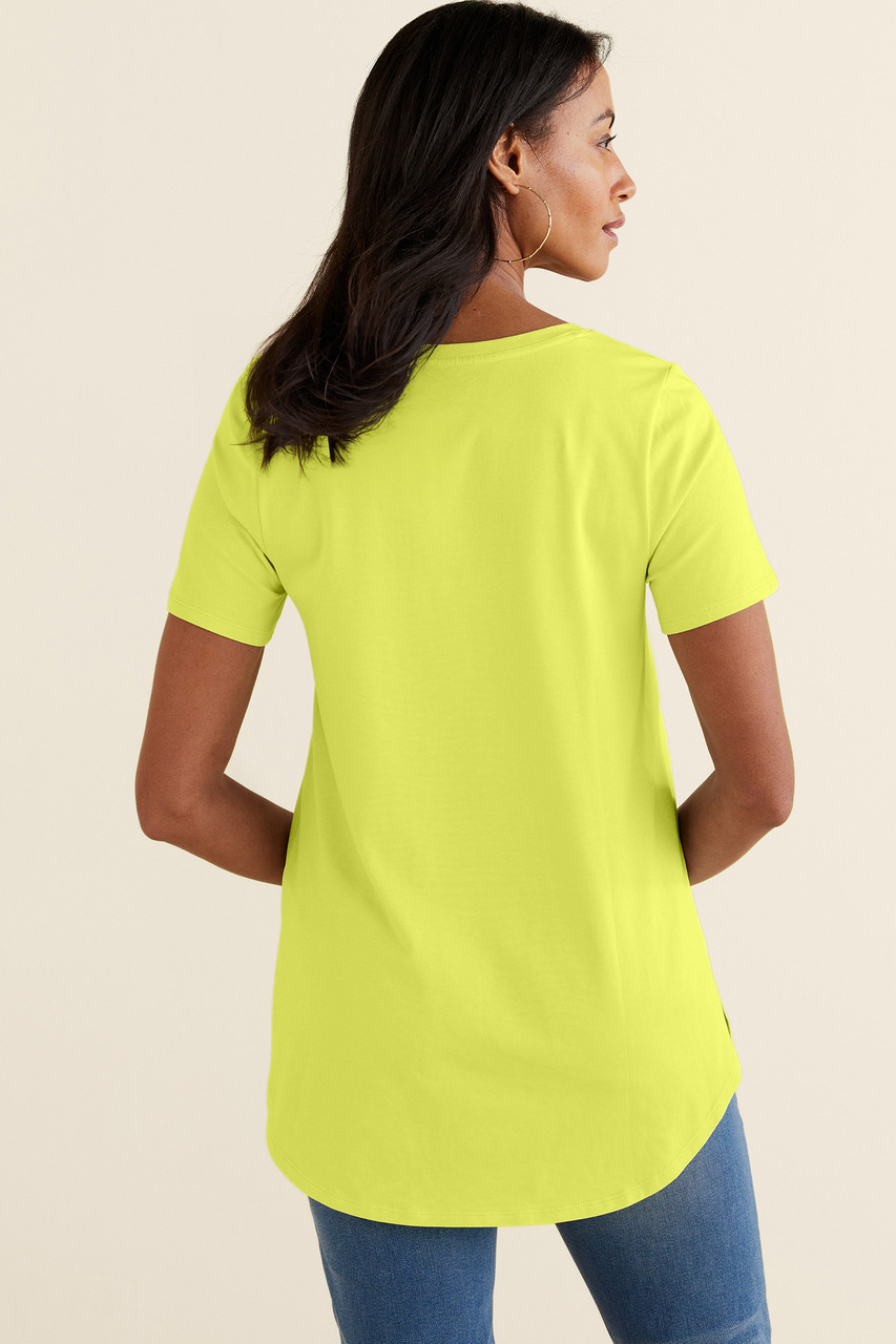 SoftEssential™ Supima® Isabel Short Sleeve Tunic
