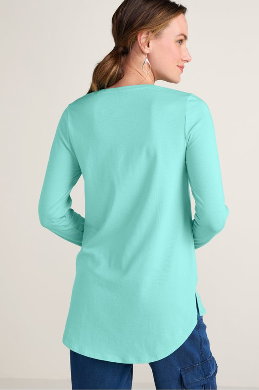 SoftEssential™ Supima® Isabel Long Sleeve Tunic