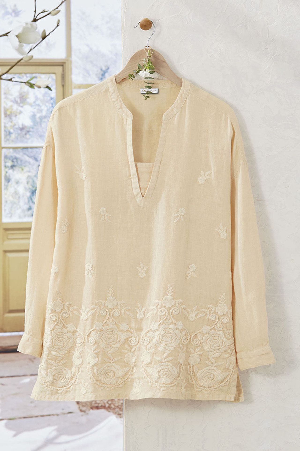 Soft Winds Embroidered Tunic