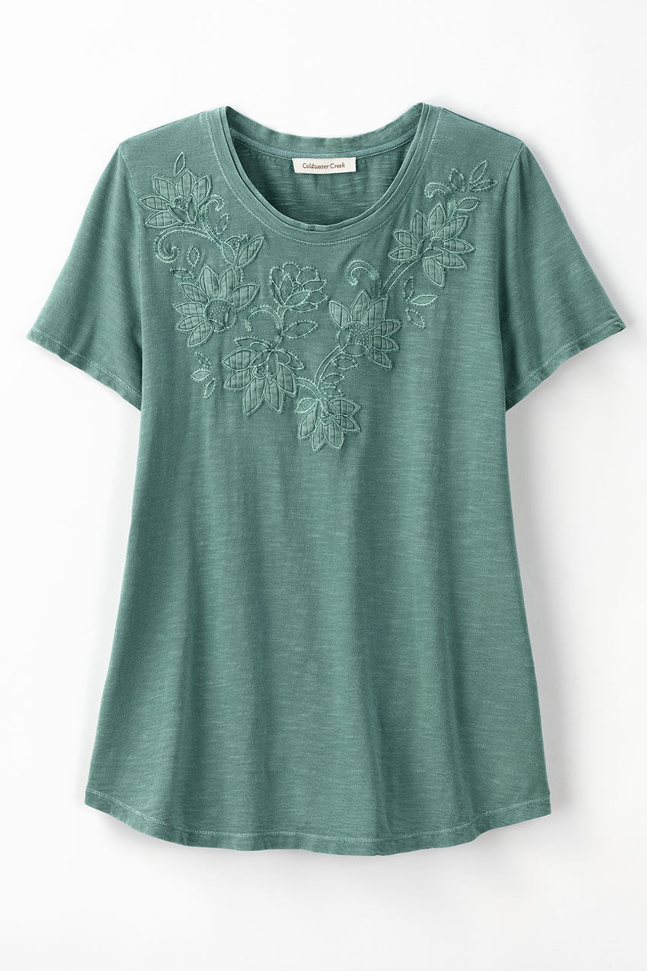Swirling Petals Slub Tee