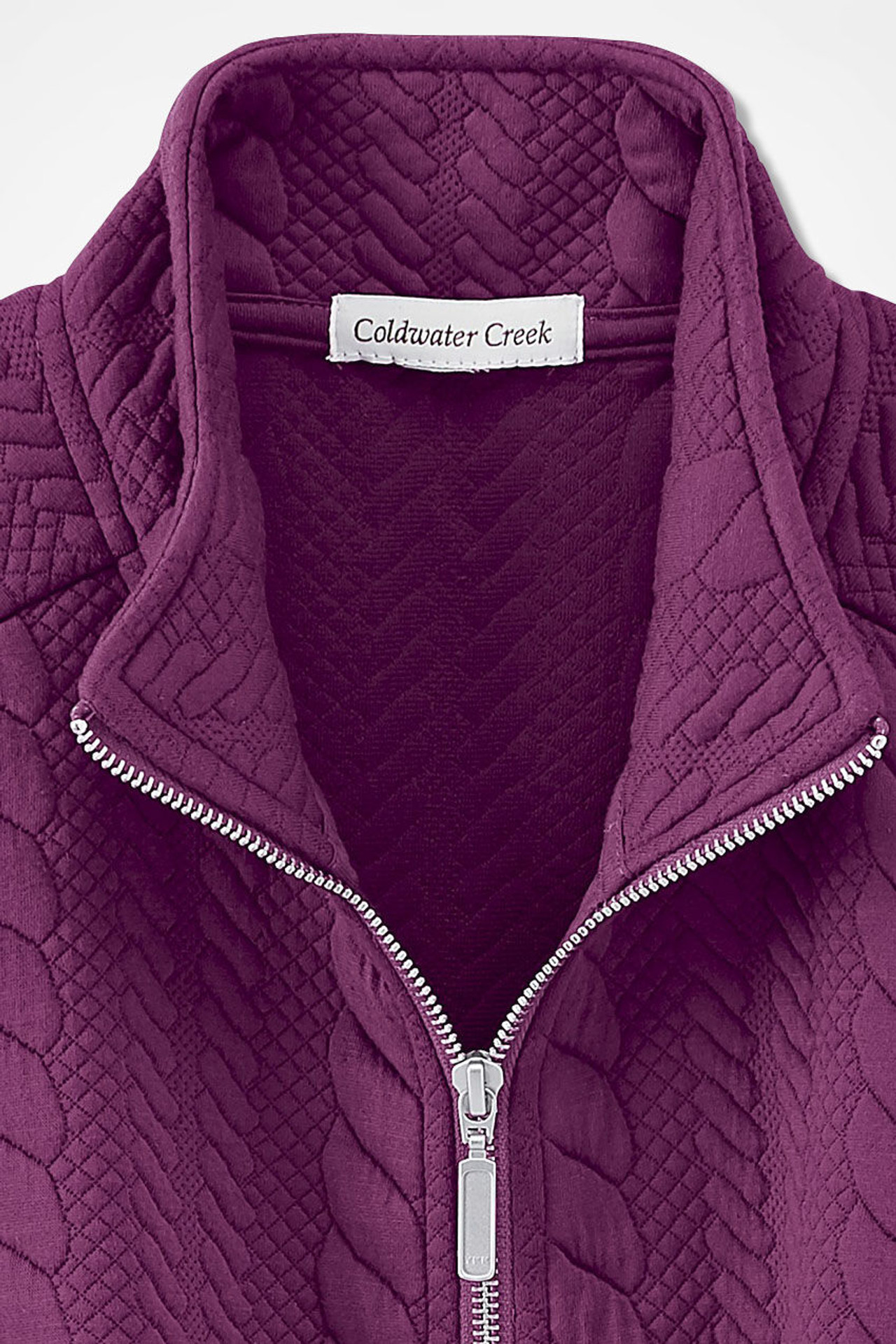 Curved Hem Cable Vest