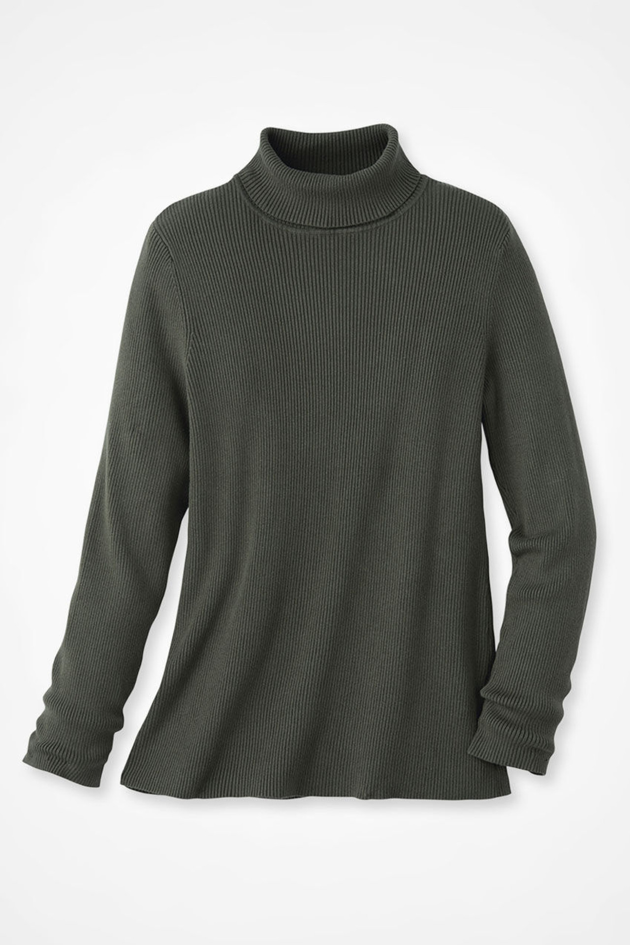 Ribbed Turtleneck Sweater