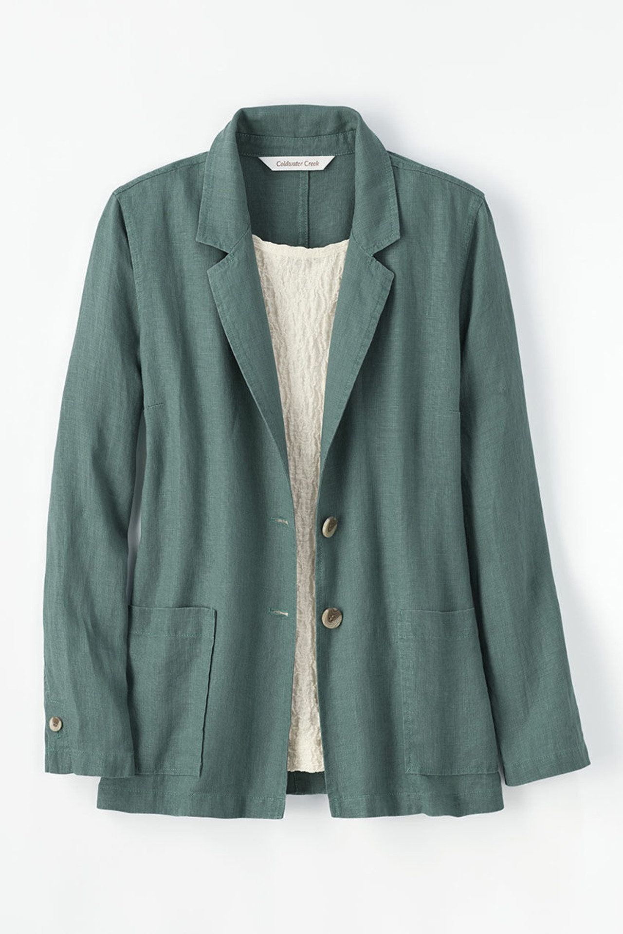 Linen Boyfriend Jacket