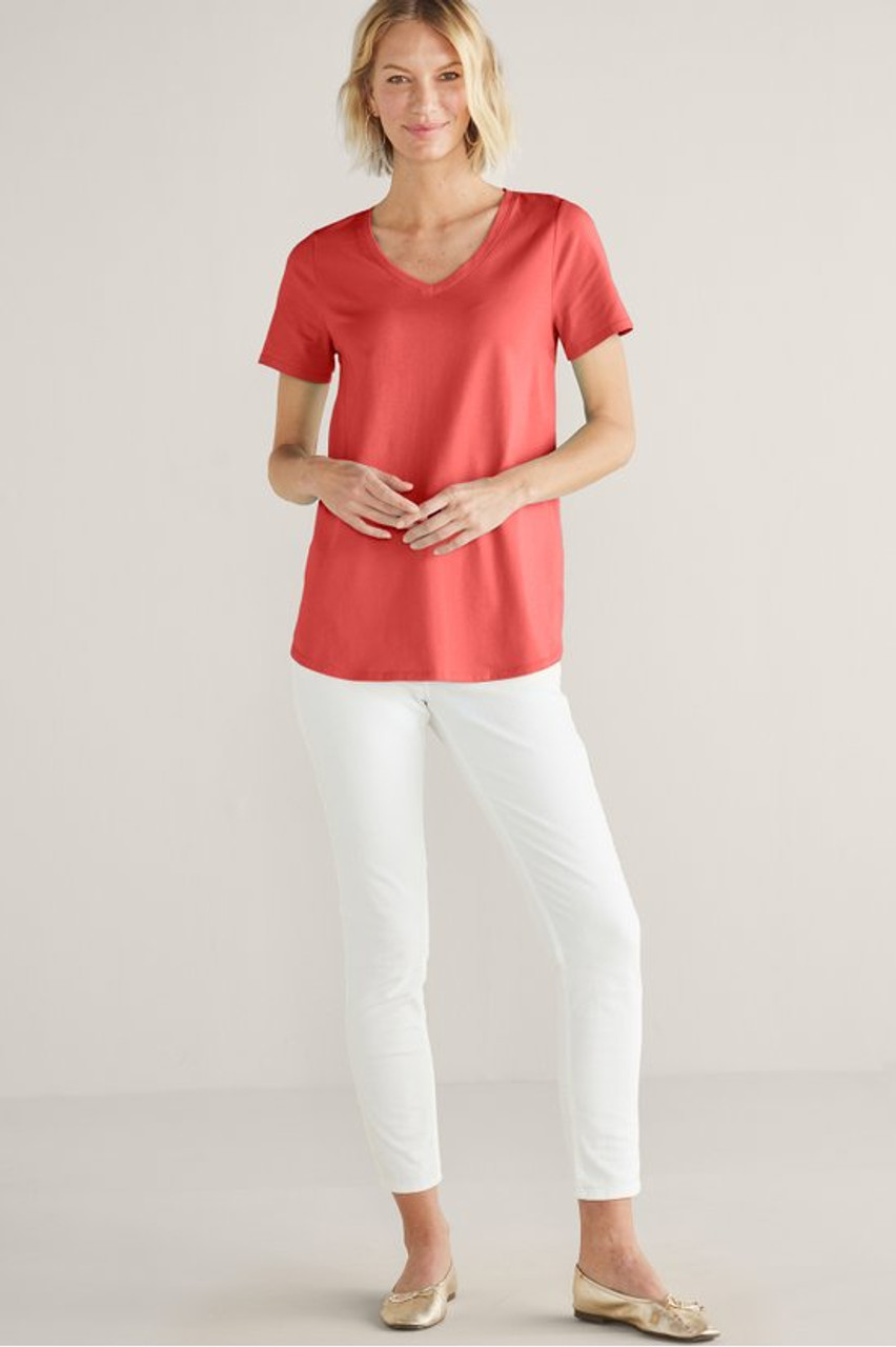 SoftEssential™ Supima® Isabel Short Sleeve Tunic