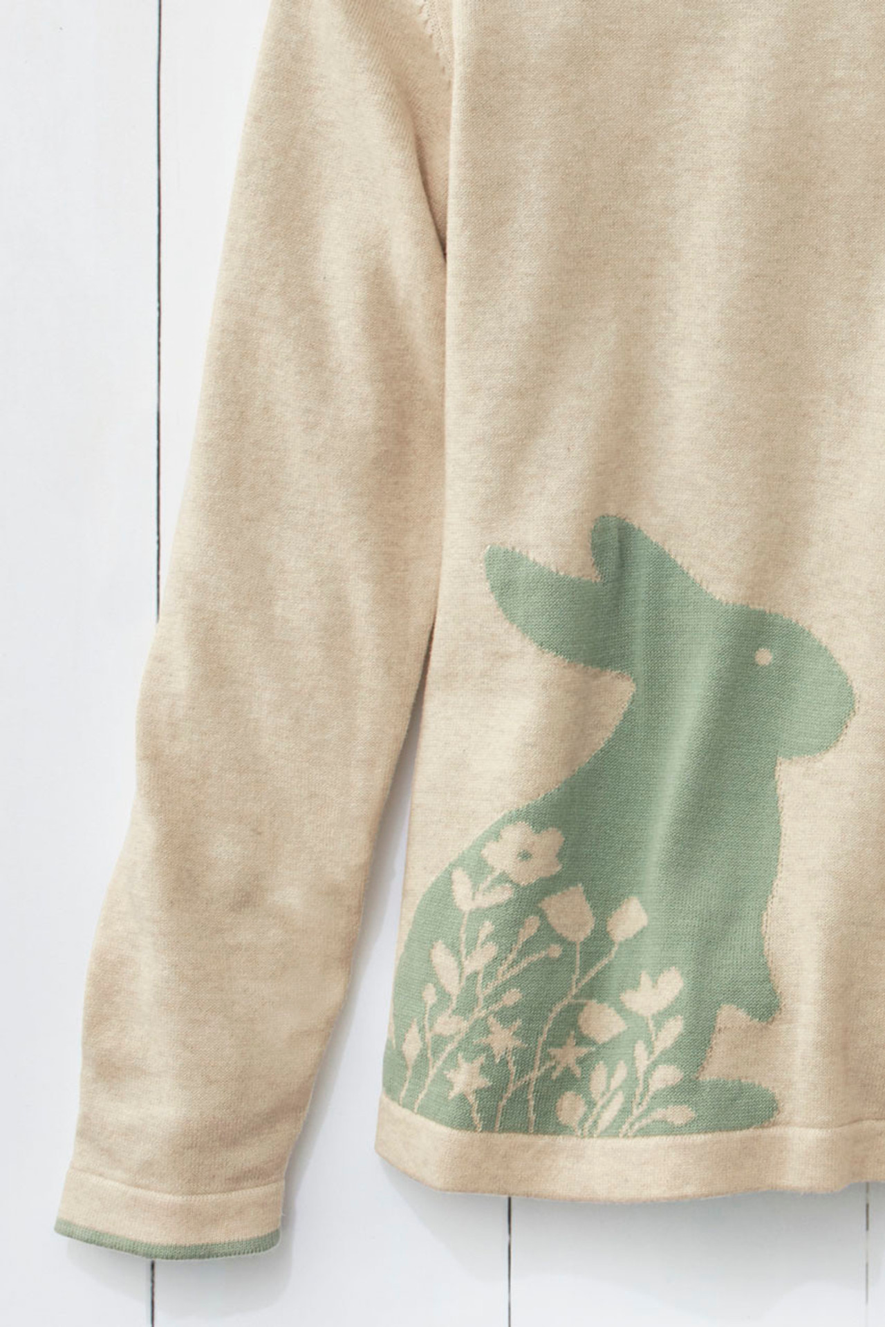 Bunny in Bloom Sweater