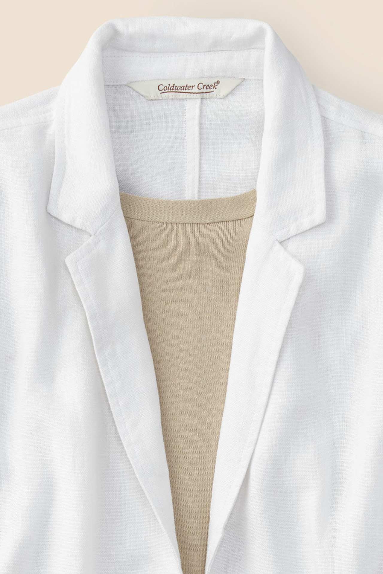 Linen Boyfriend Jacket