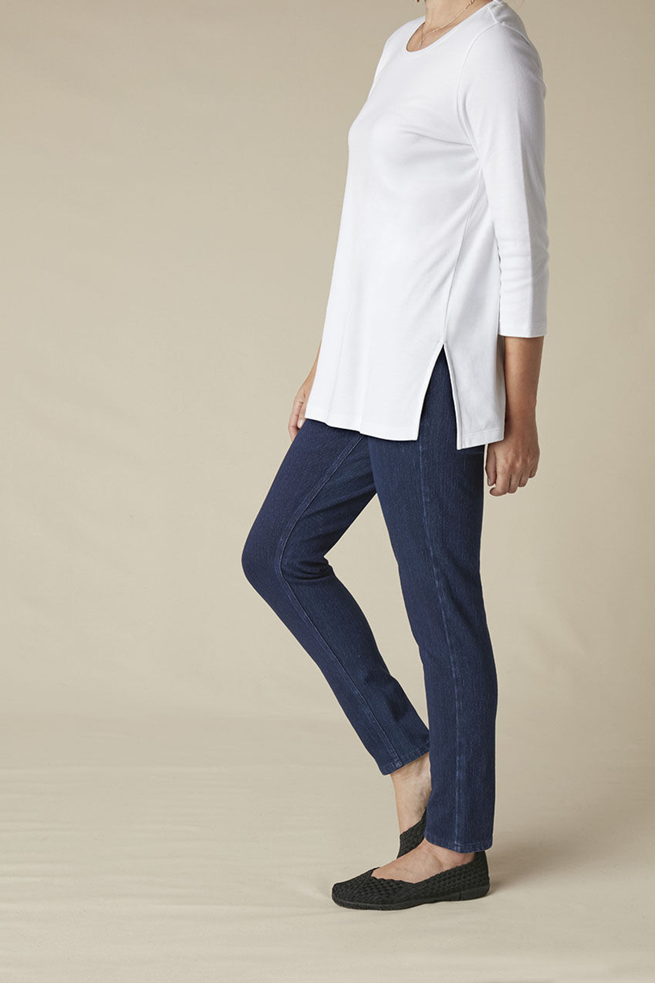 Knit Mid Rise Leggings