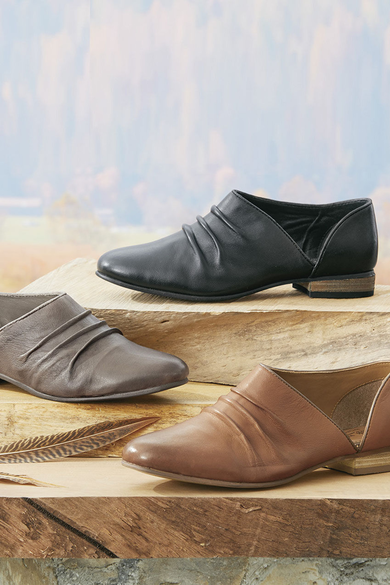 Pasadena Leather Flats by Walk With Me?