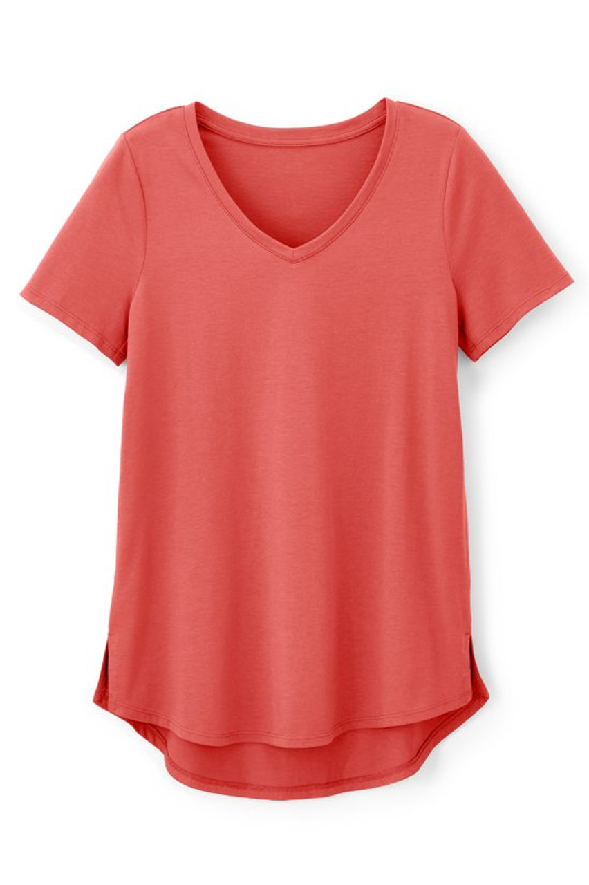 SoftEssential™ Supima® Isabel Short Sleeve Tunic
