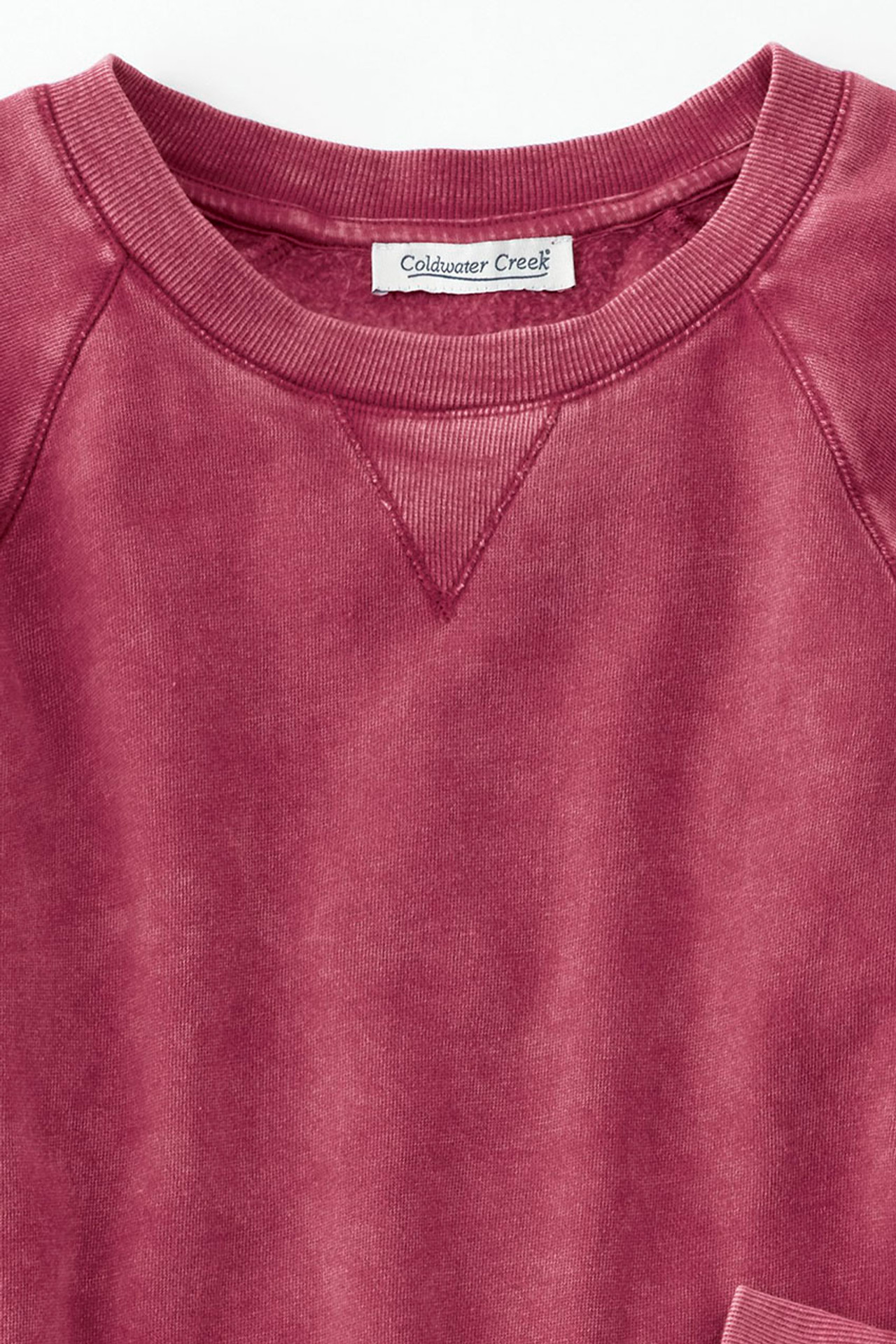 Longer Length Colorwash Sweatshirt