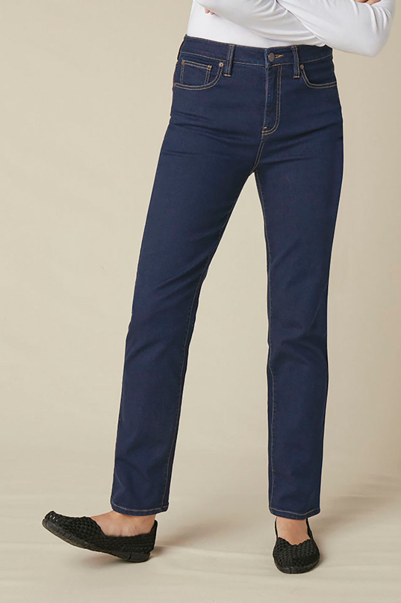 ShapeMe? High Rise Straight-Leg Jeans