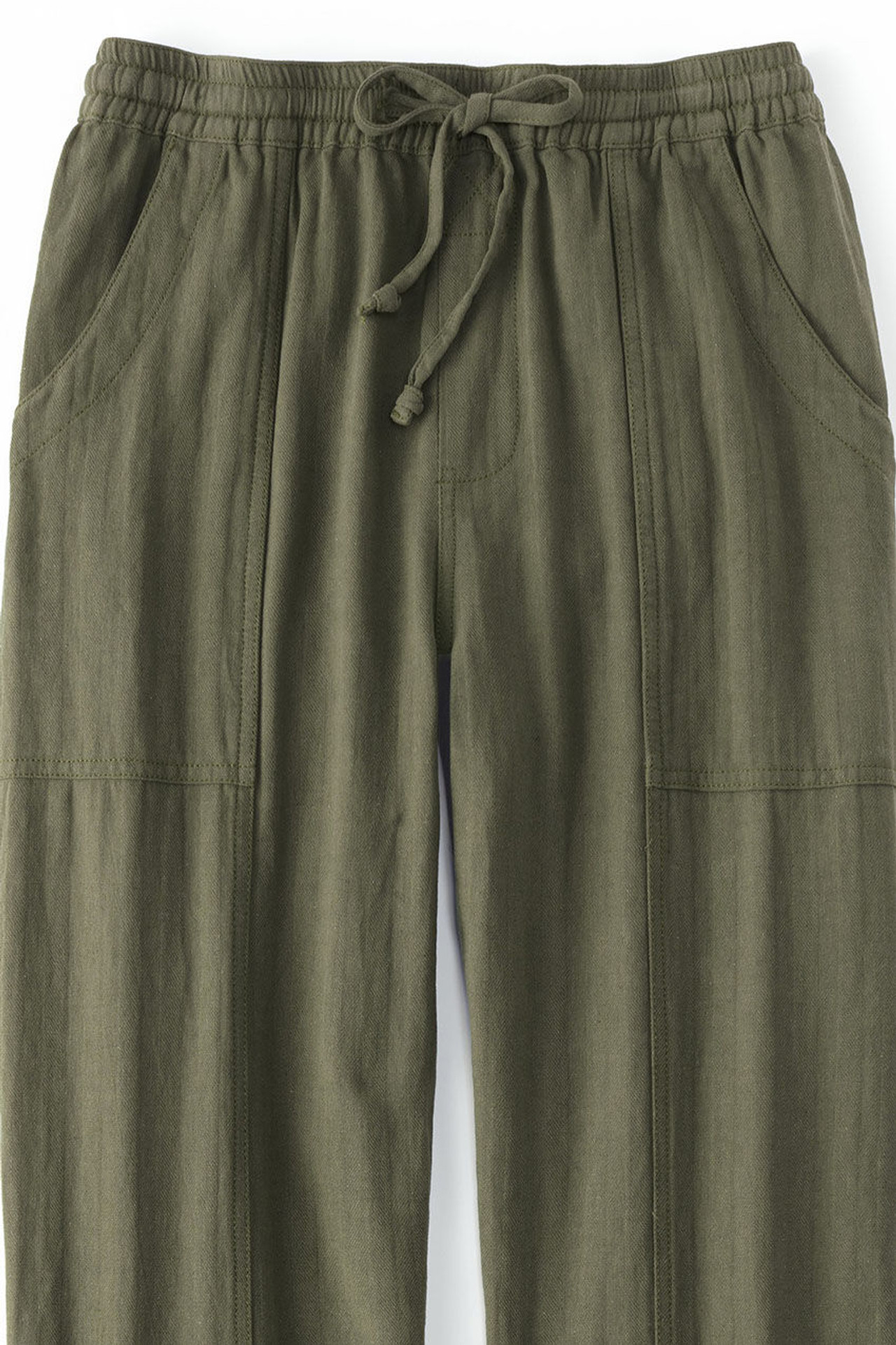 Jacquard Linen Pants