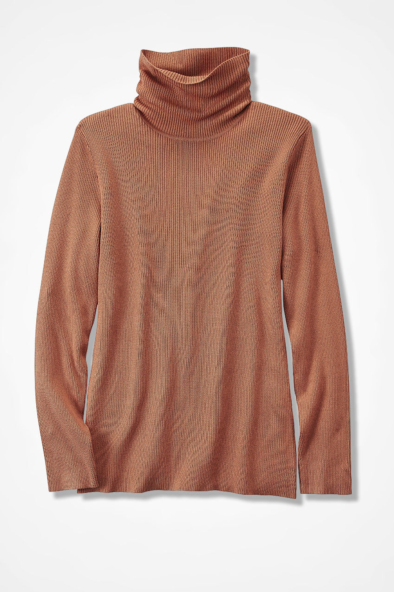 Ribbed Turtleneck Sweater