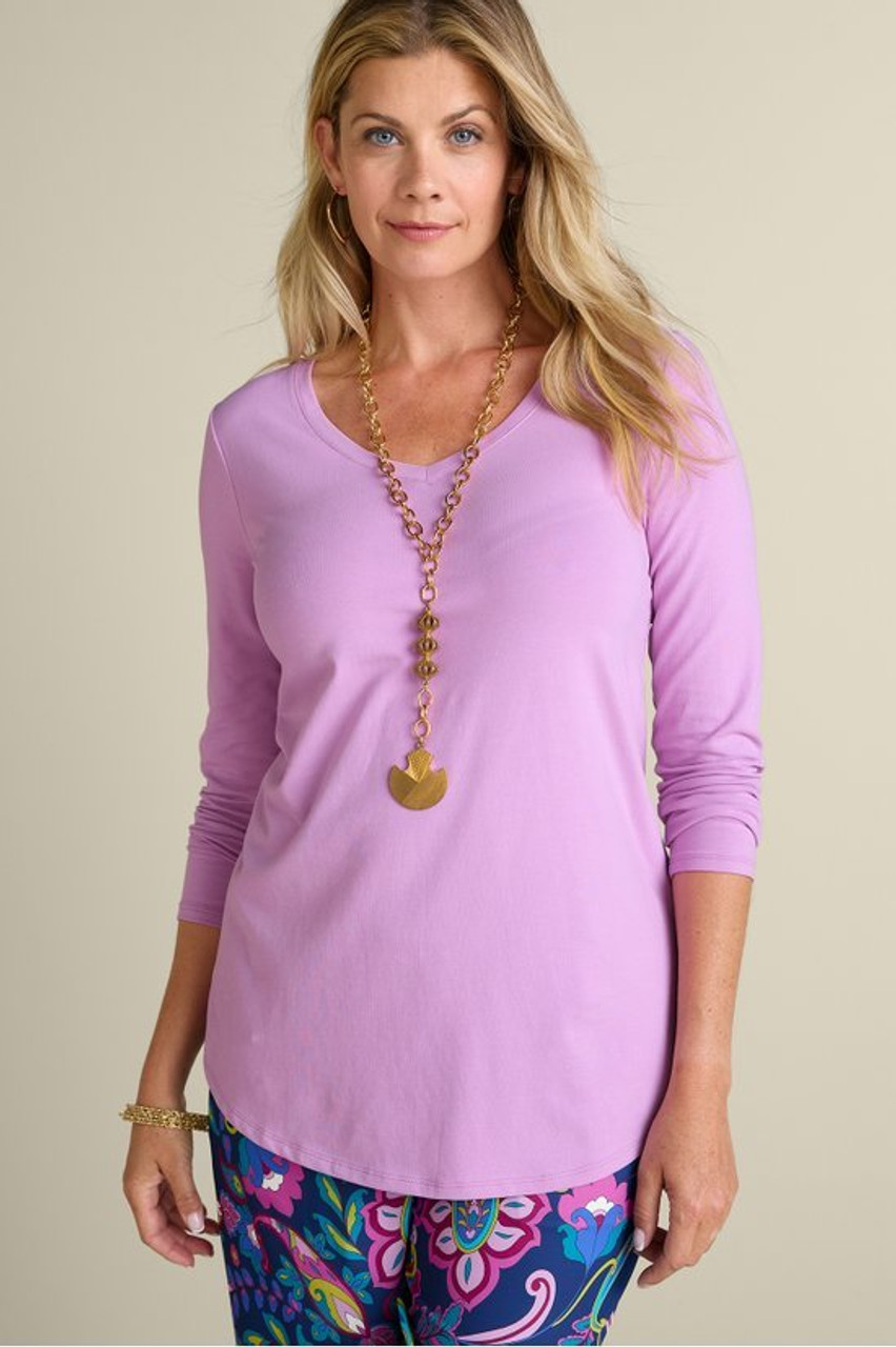 SoftEssential™ Supima® Isabel Long Sleeve Tunic