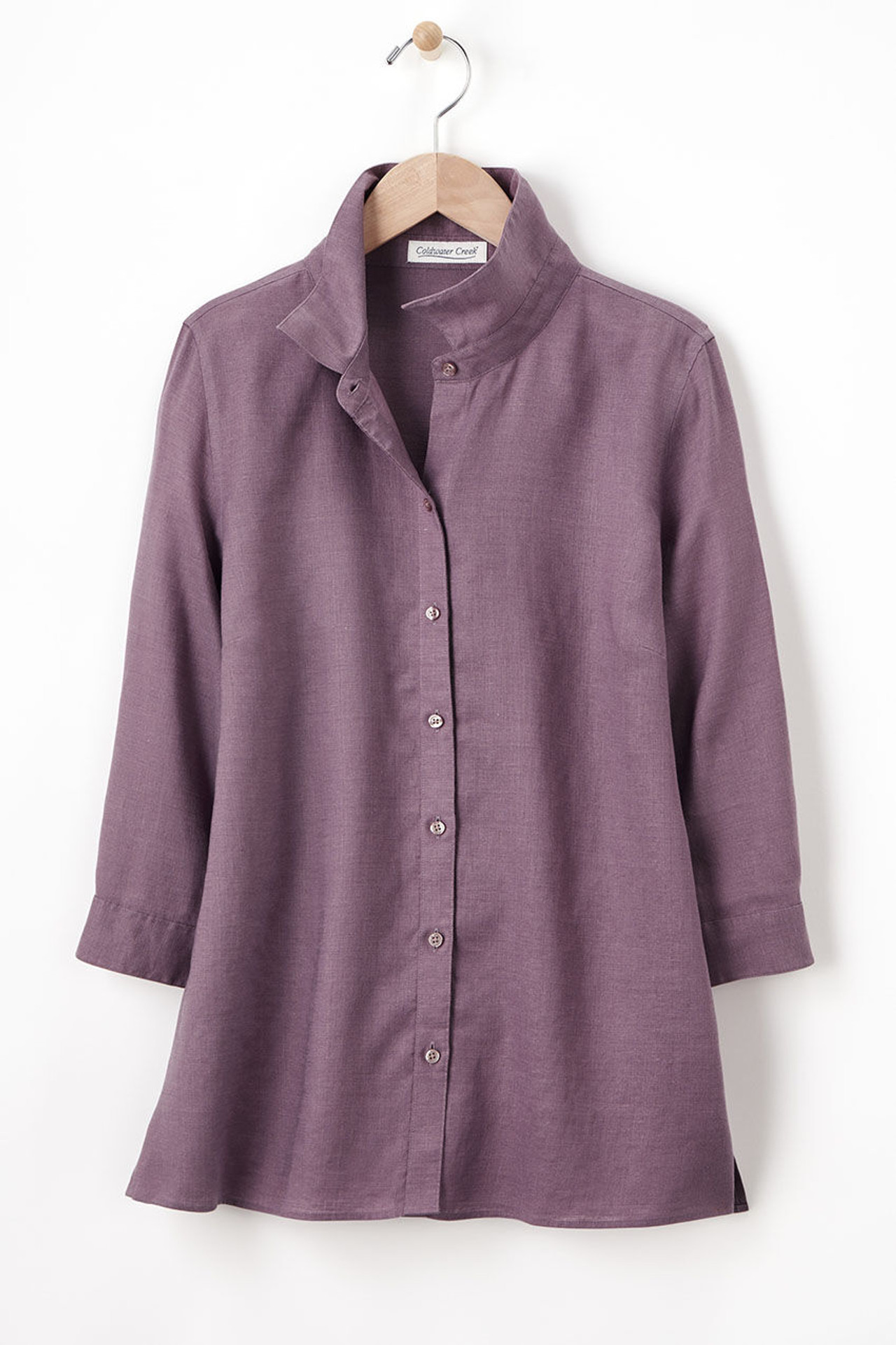 Easy-Care Linen Big Shirt
