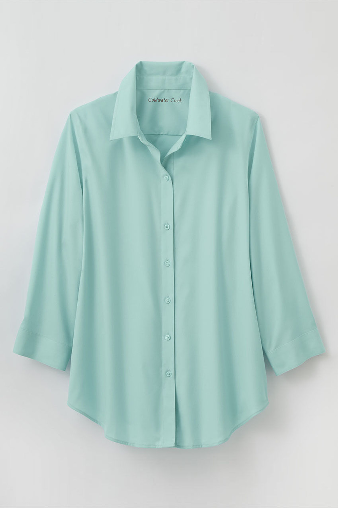 No-Iron 3/4-Sleeve Shirt