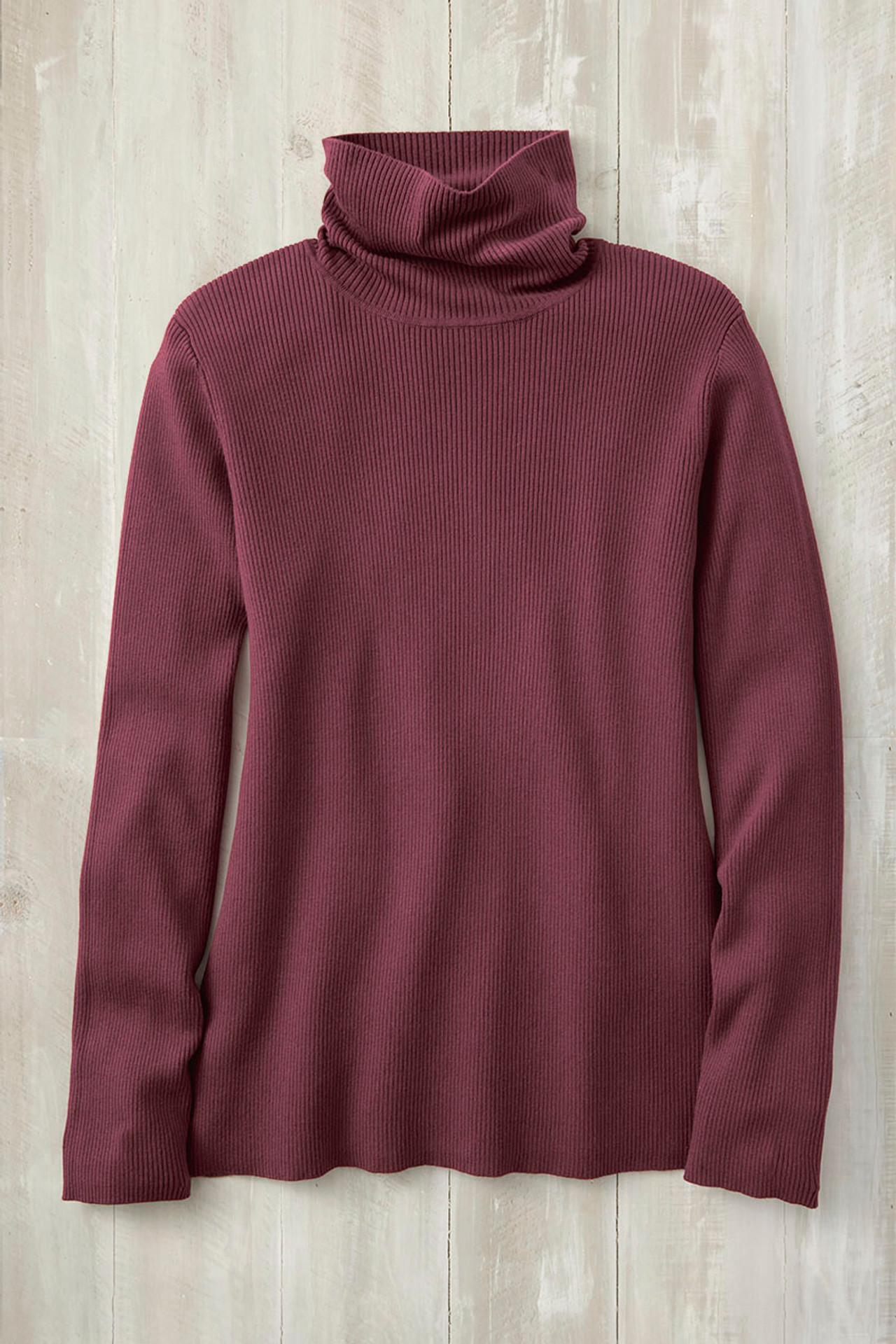 Ribbed Turtleneck Sweater