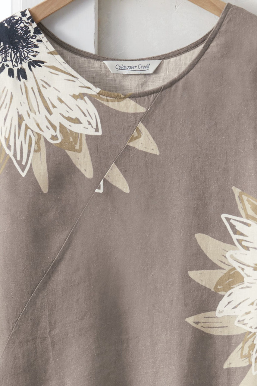 Bold Impressions Linen Dress