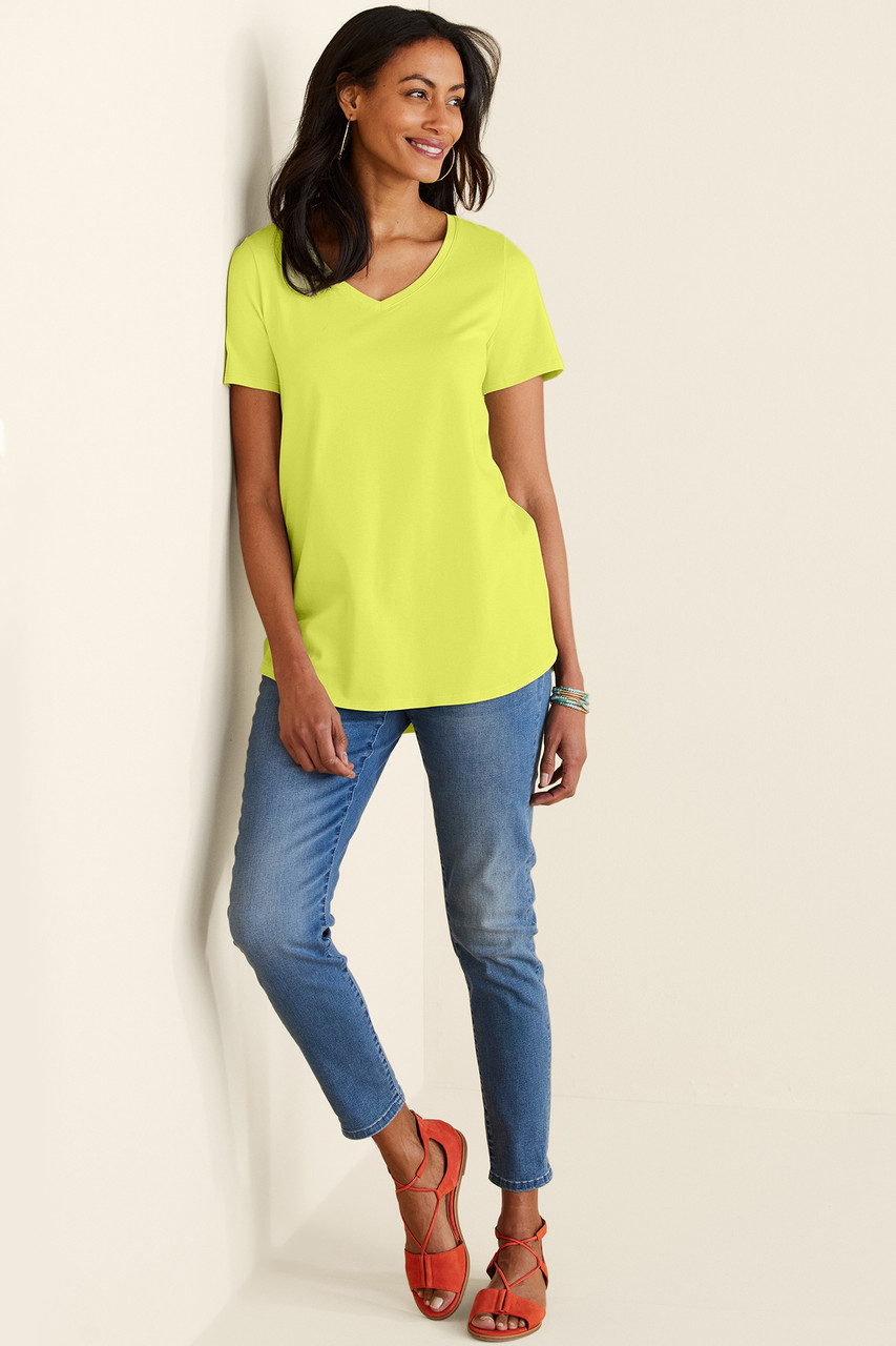 SoftEssential™ Supima® Isabel Short Sleeve Tunic