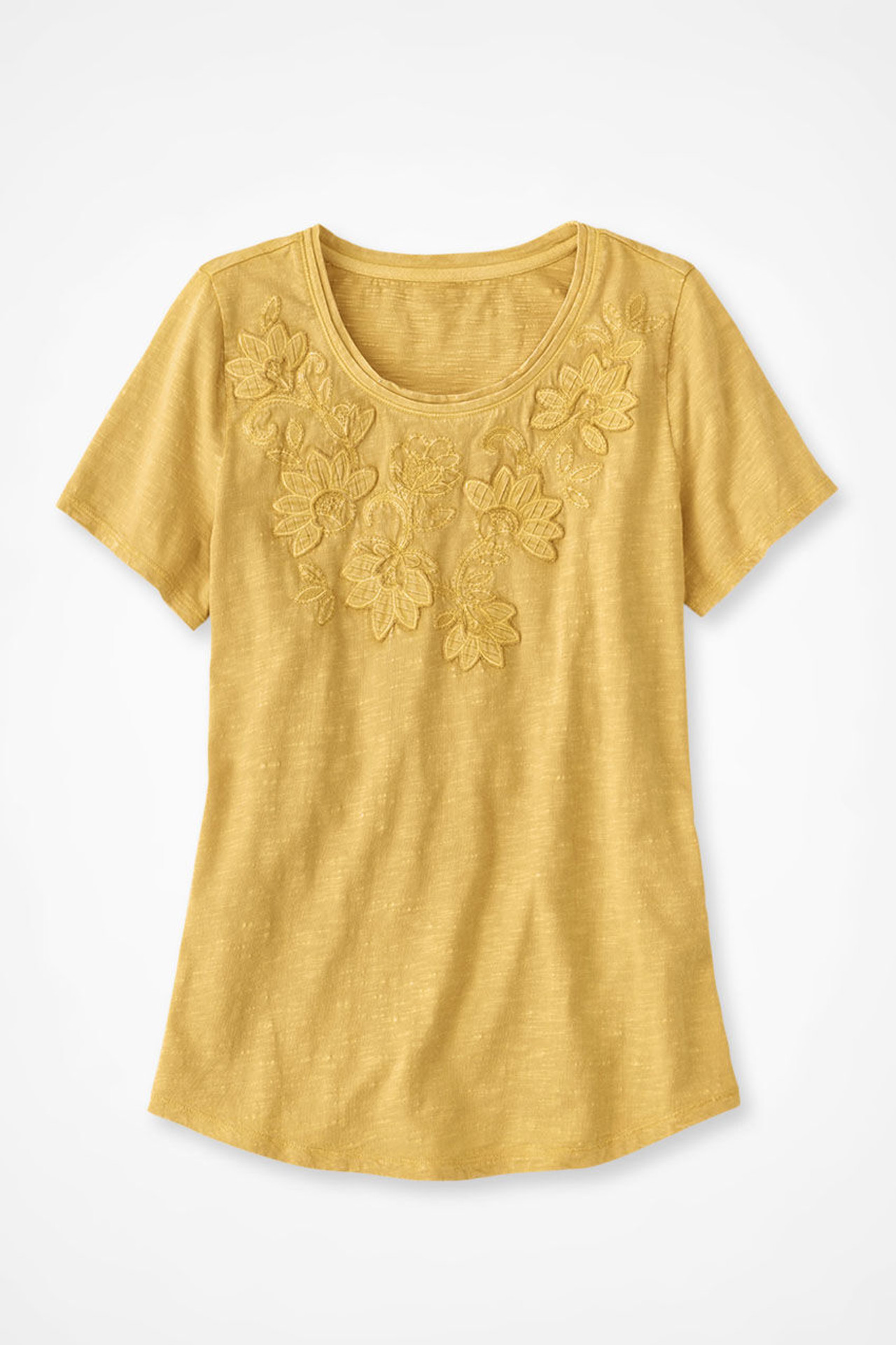 Swirling Petals Slub Tee