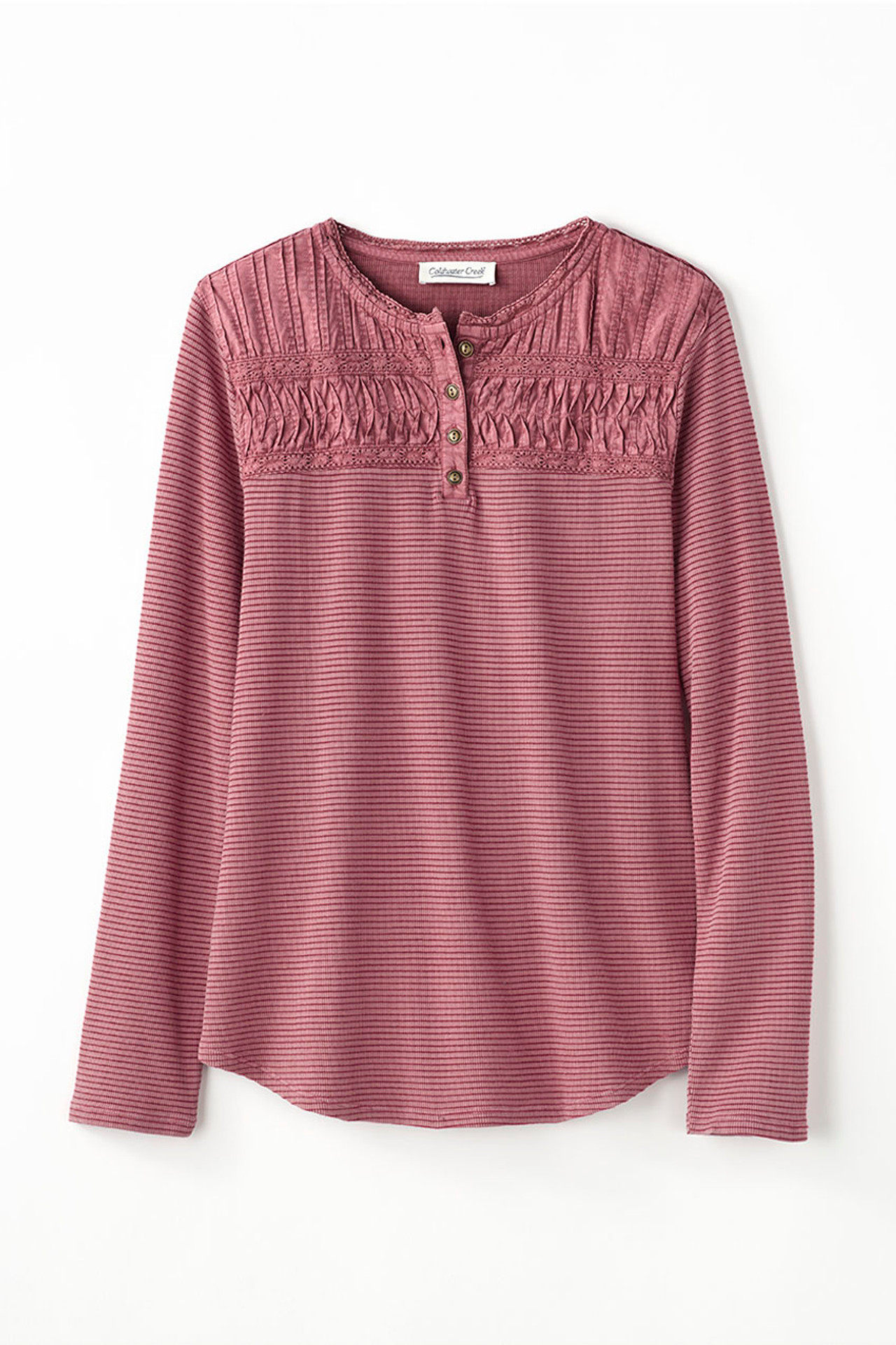 Textured Knit Henley